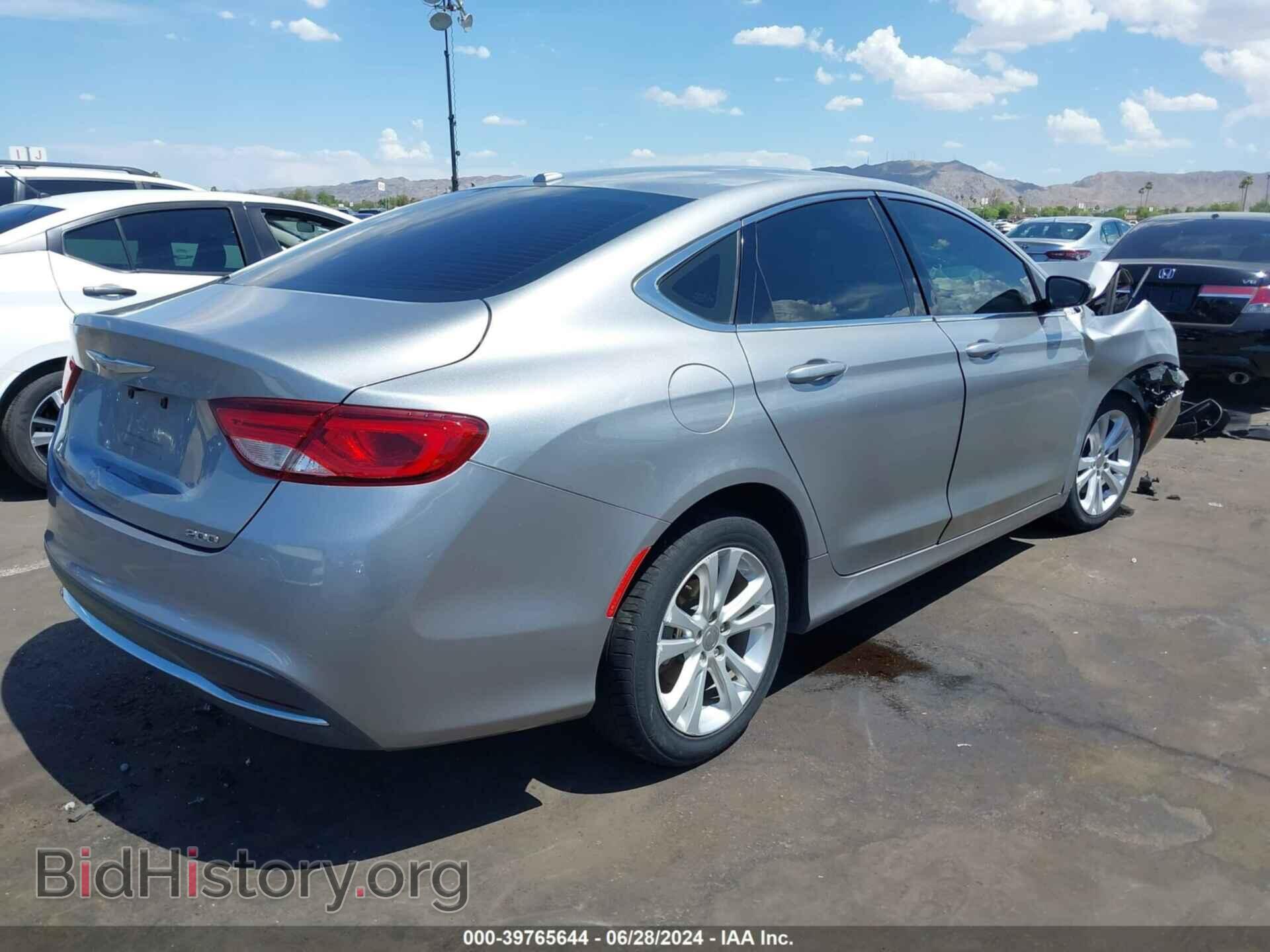 2015 CHRYSLER 200 - VIN: 1C3CCCAB8FN659465 - Фото 4