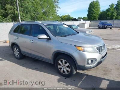 2012 Kia SORENTO LX, silver — VIN 5XYKTCA63CG279253, IAAI