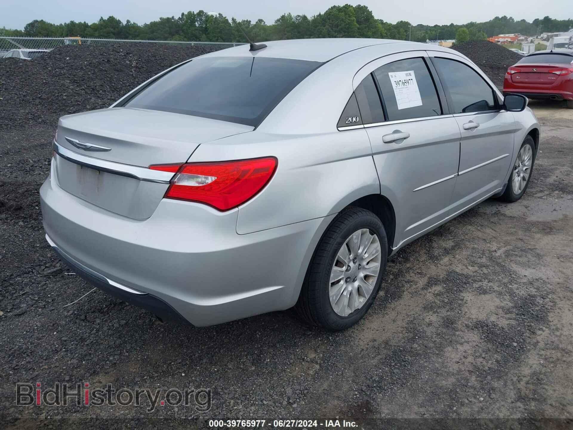 2012 CHRYSLER 200 - VIN: 1C3CCBAB4CN166503 - Фото 4