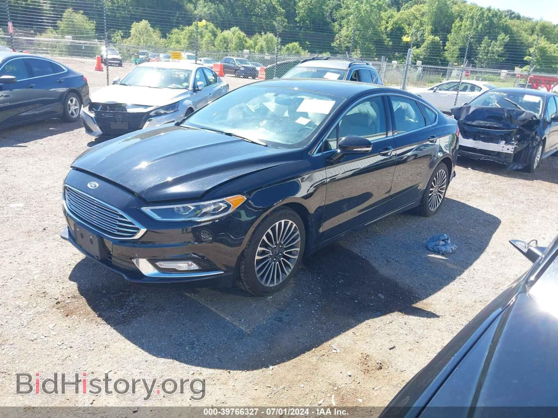 2018 FORD FUSION - VIN: 3FA6P0D93JR181701 - Photo 2