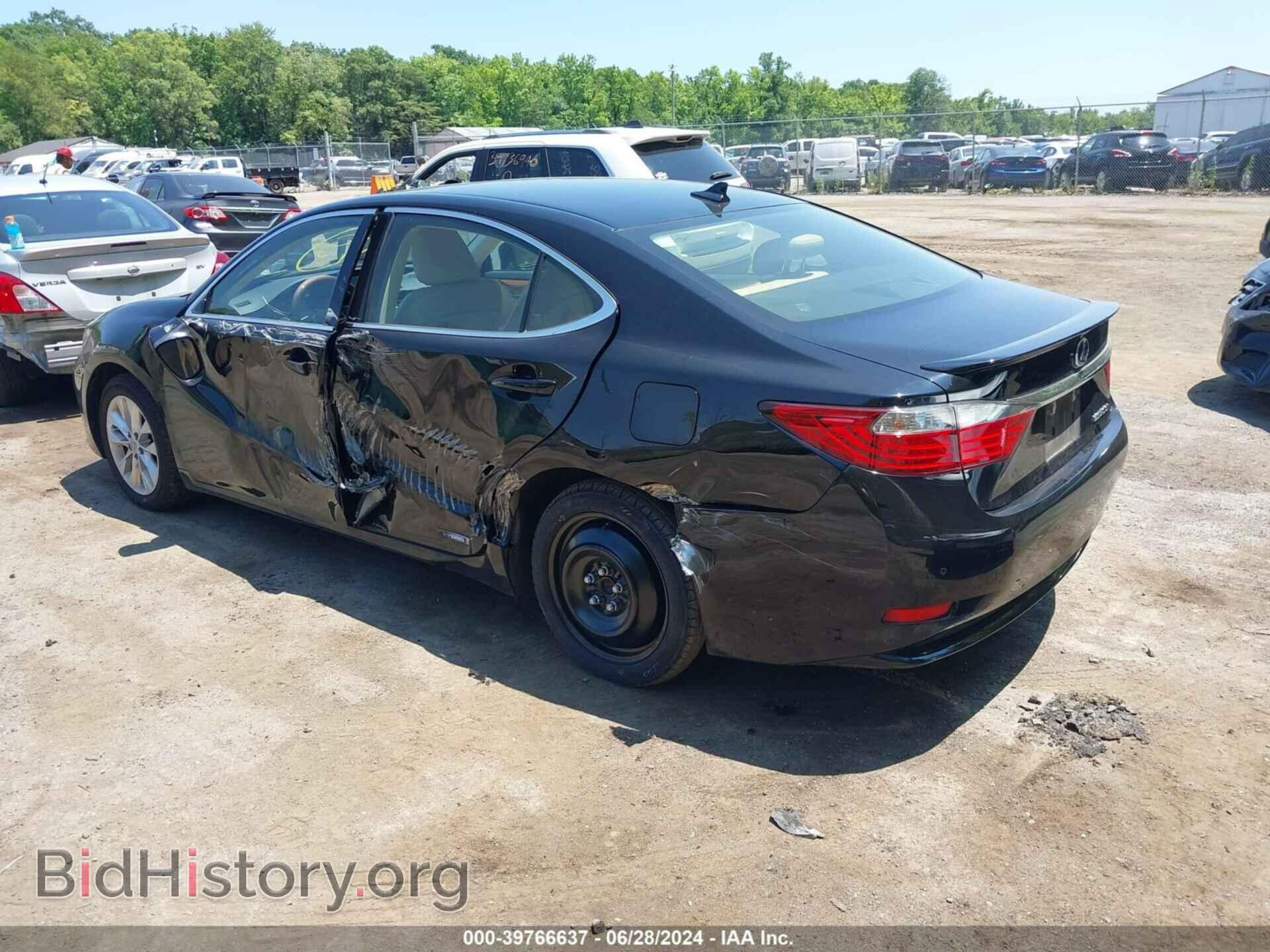 2014 LEXUS ES 300H - VIN: JTHBW1GG1E2045538 - Фото 3