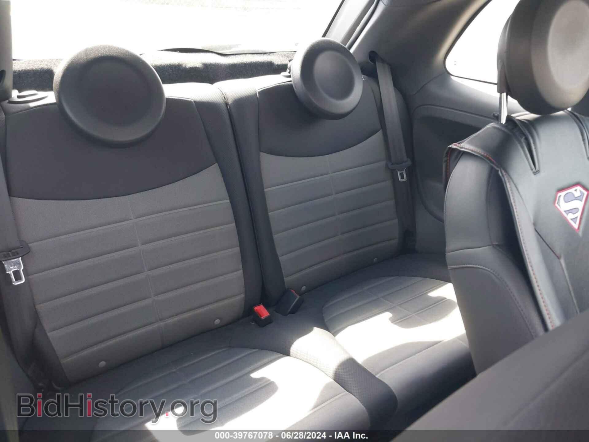 2012 FIAT 500 - VIN: 3C3CFFBR7CT203554 - Фото 8