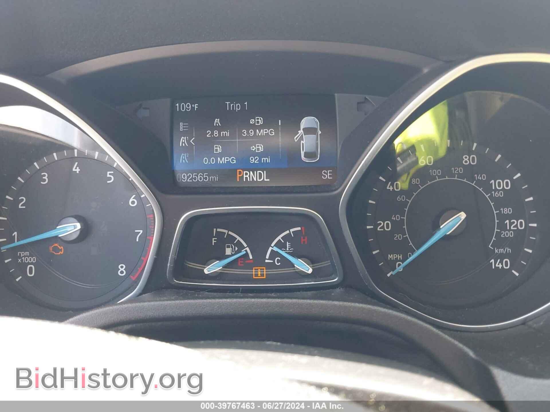 2017 FORD FOCUS - VIN: 1FADP3F26HL285875 - Фото 7
