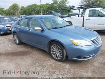2011 Chrysler 200 Limited, blue — VIN 1C3BC2FG1BN618695, IAAI