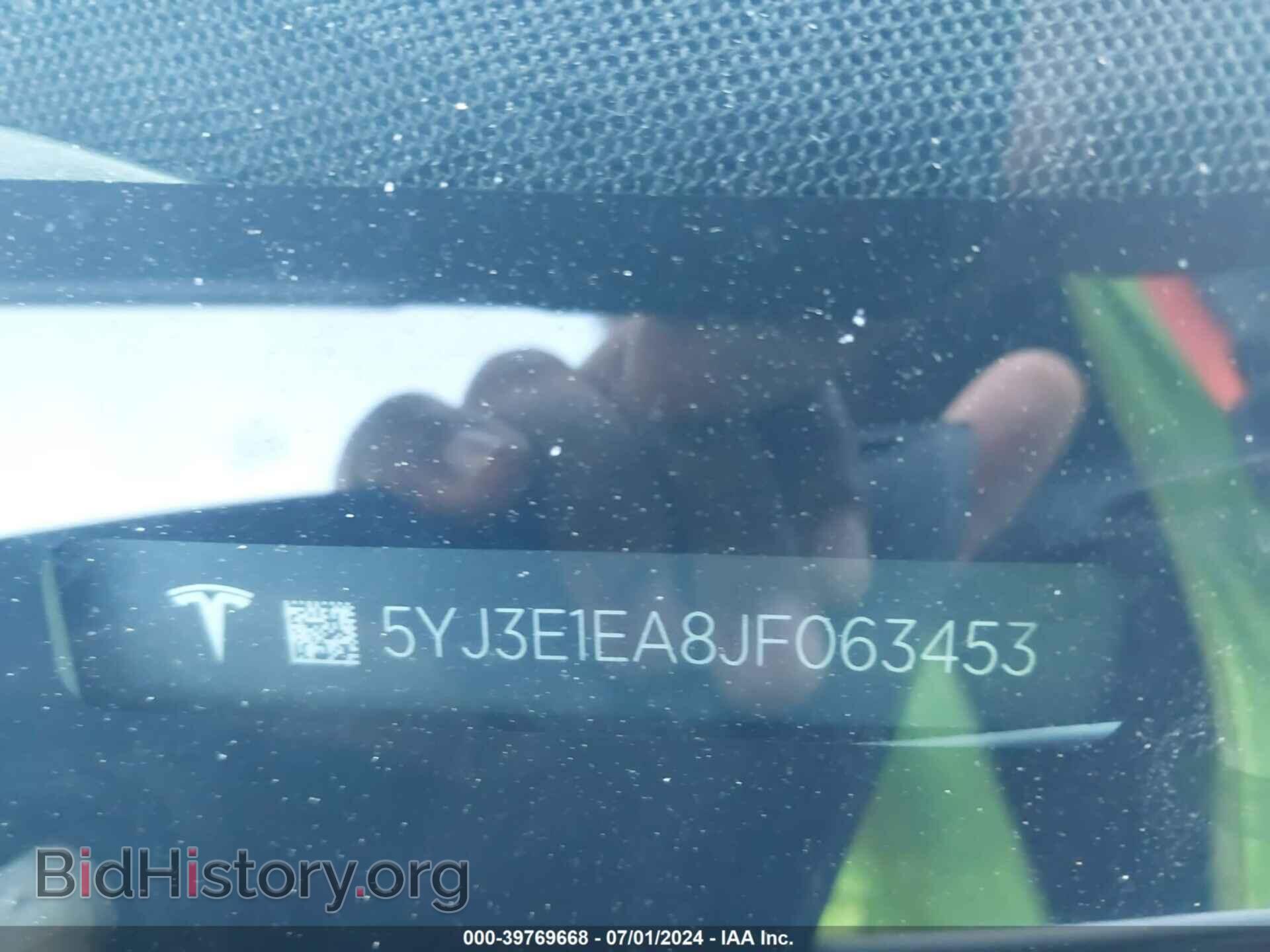 2018 TESLA MODEL 3 - VIN: 5YJ3E1EA8JF063453 - Фото 9