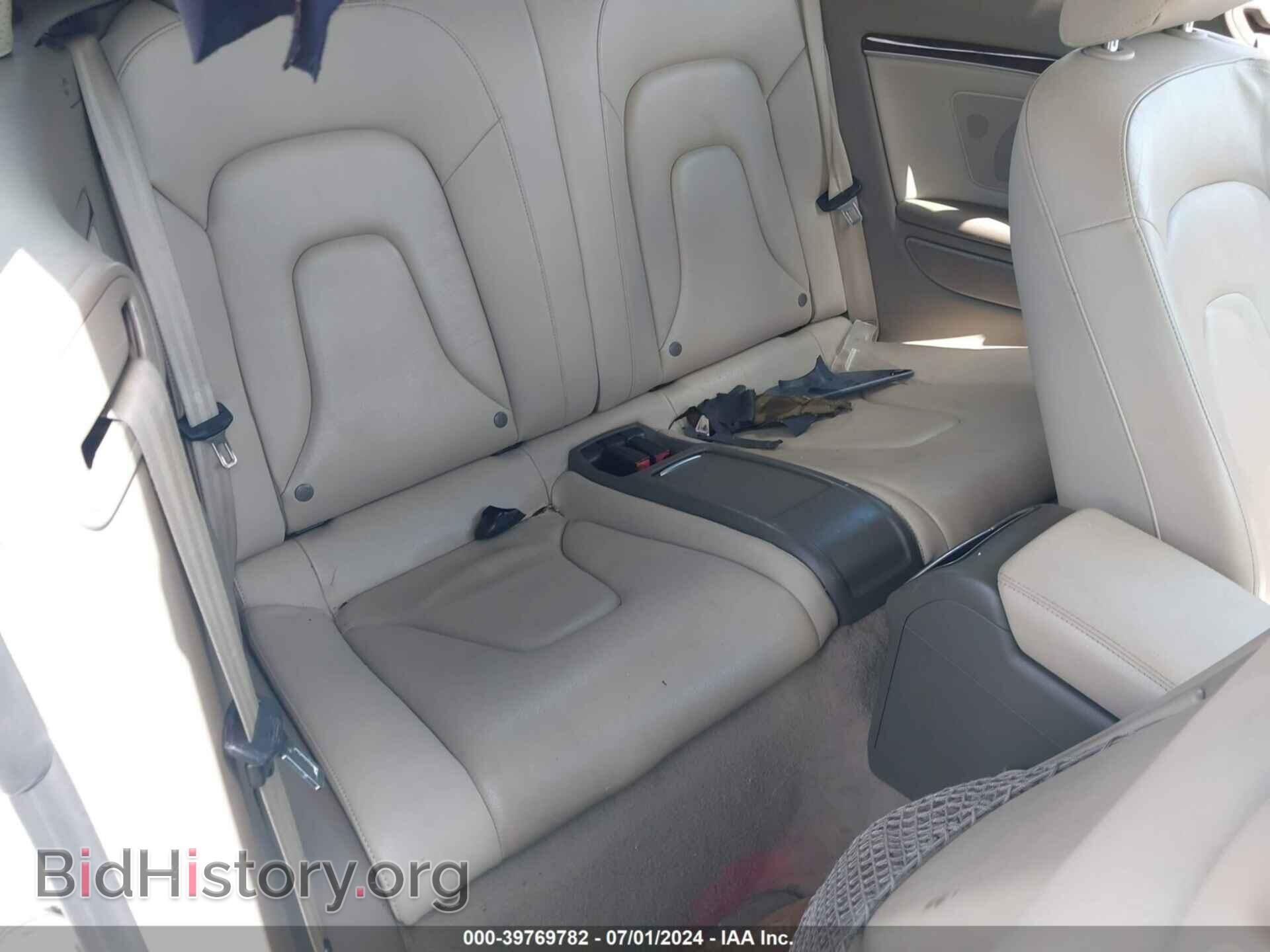 2012 AUDI A5 - VIN: WAUCFAFH2CN000312 - Фото 8