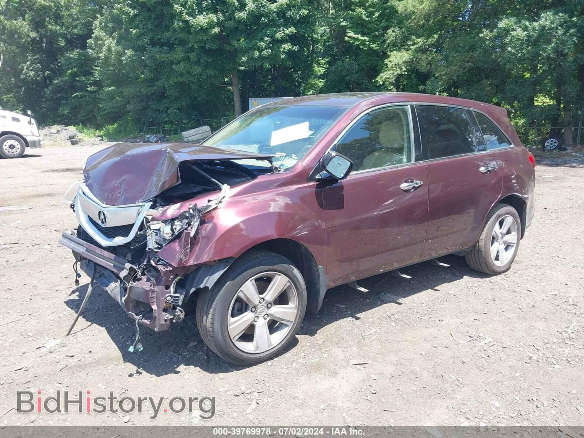 2010 ACURA MDX - VIN: 2HNYD2H22AH534021 - Фото 2