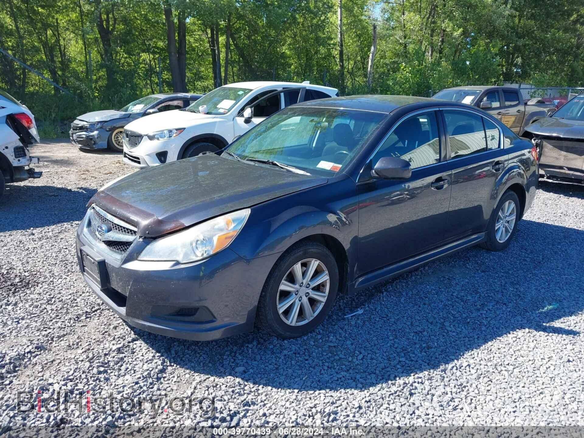 2012 SUBARU LEGACY - VIN: 4S3BMAC64C1002819 - Фото 2