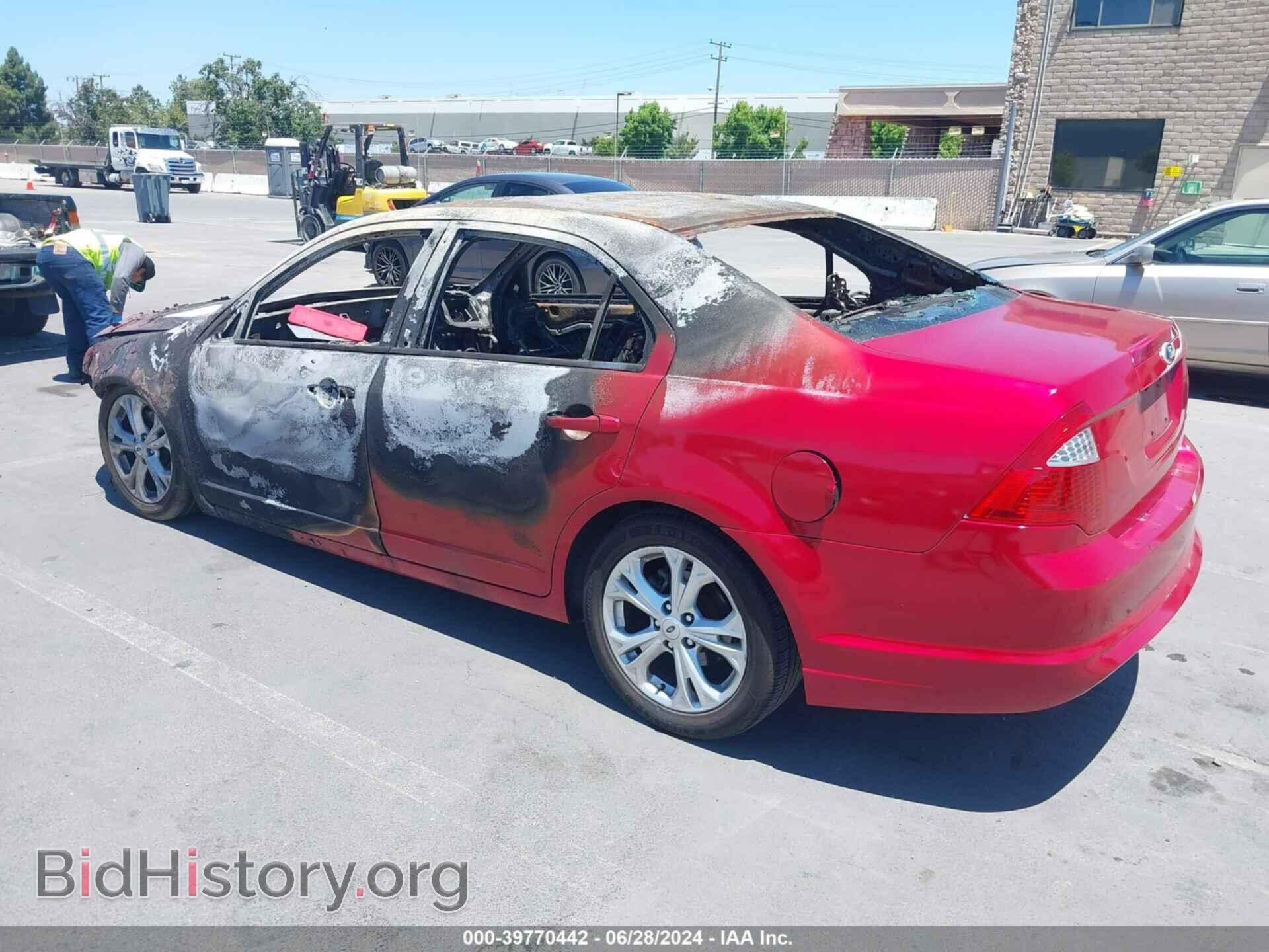 2012 FORD FUSION - VIN: 3FAHP0HA5CR402800 - Фото 3