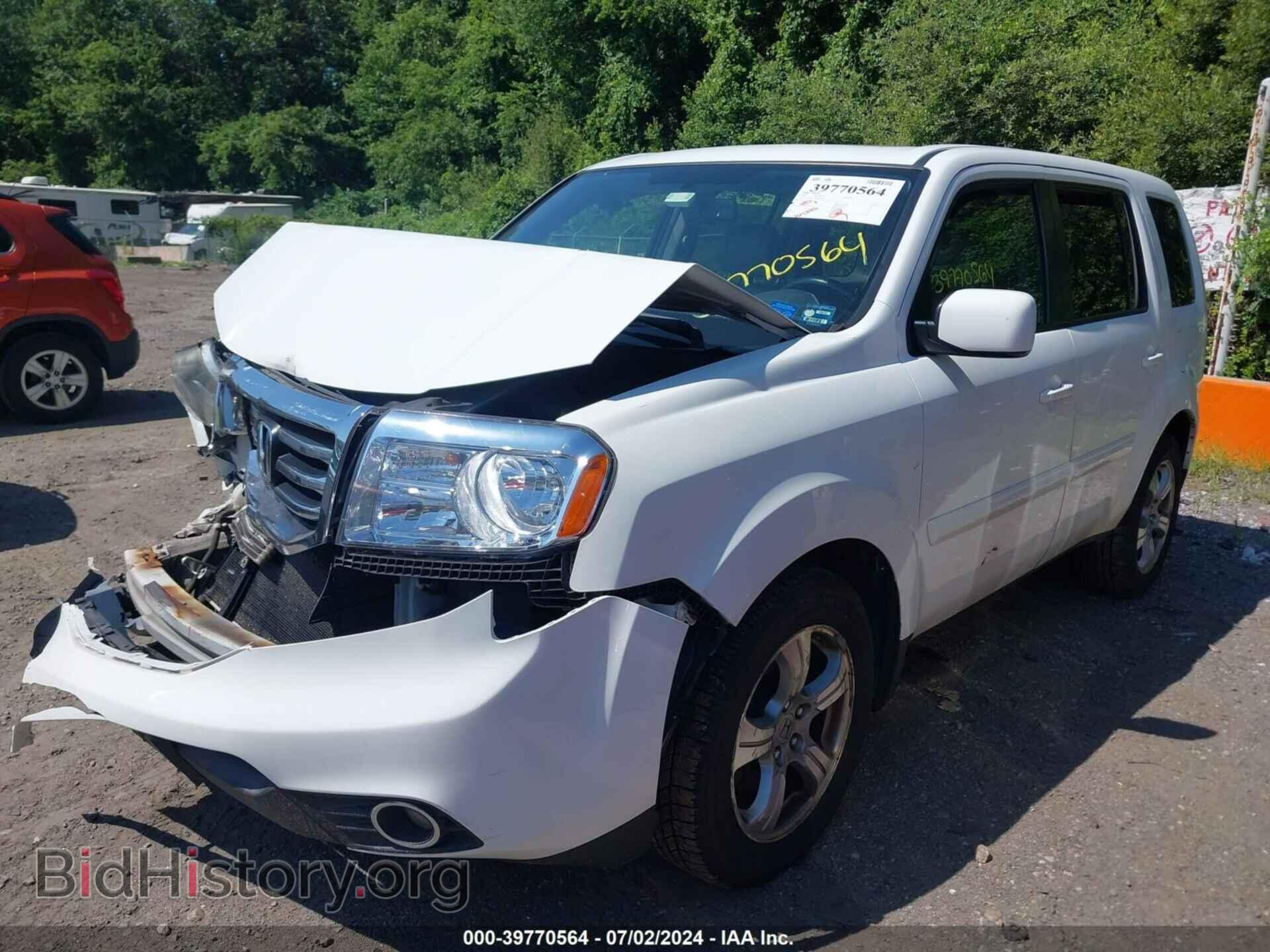 2013 HONDA PILOT - VIN: 5FNYF4H70DB015809 - Фото 2