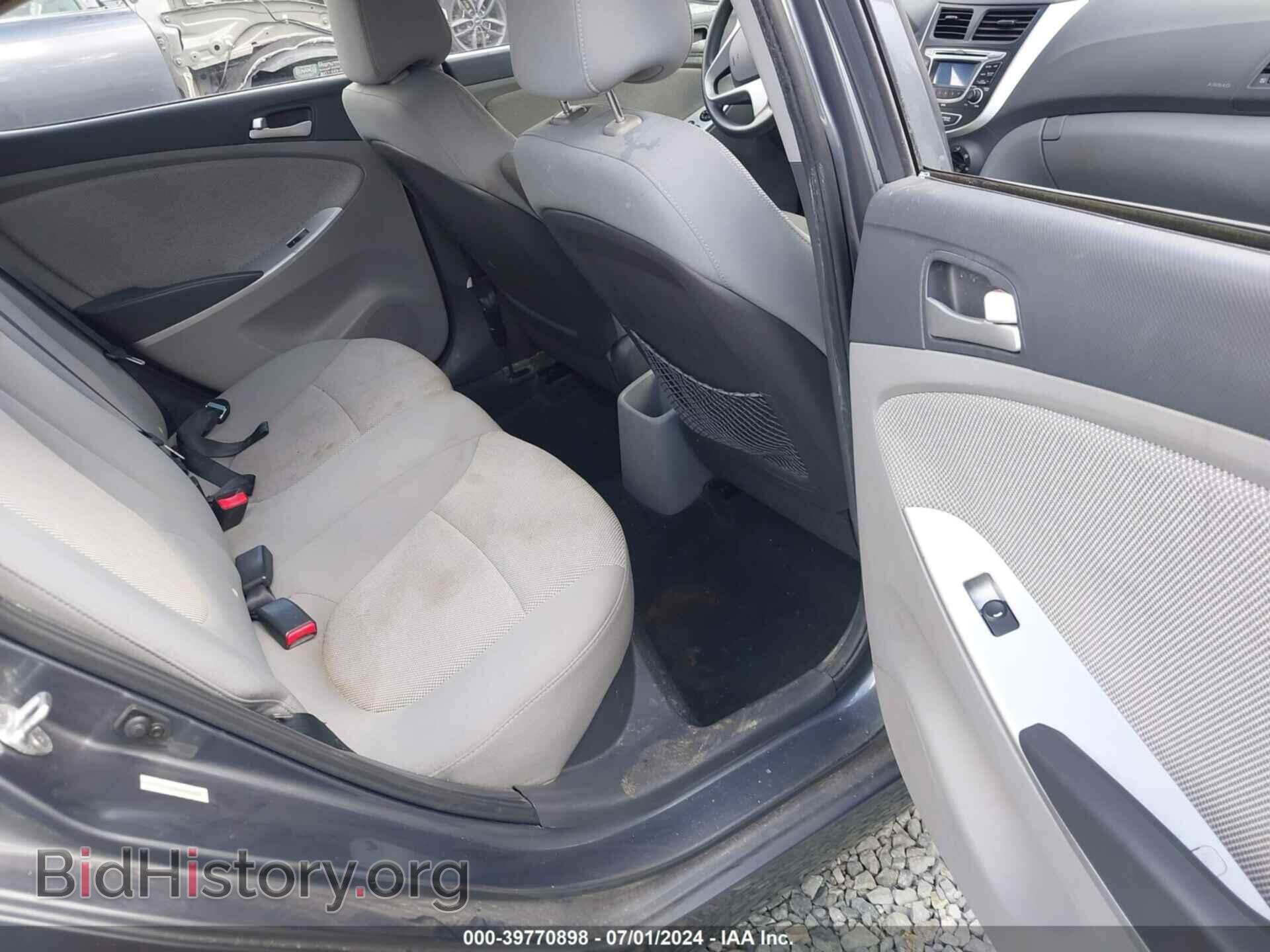 2013 HYUNDAI ACCENT - VIN: KMHCT4AE6DU332380 - Фото 8