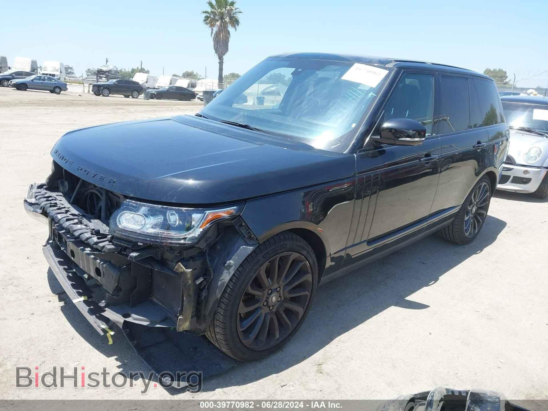 2015 LAND ROVER RANGE ROVER - VIN: SALGS2TFXFA228619 - Фото 2