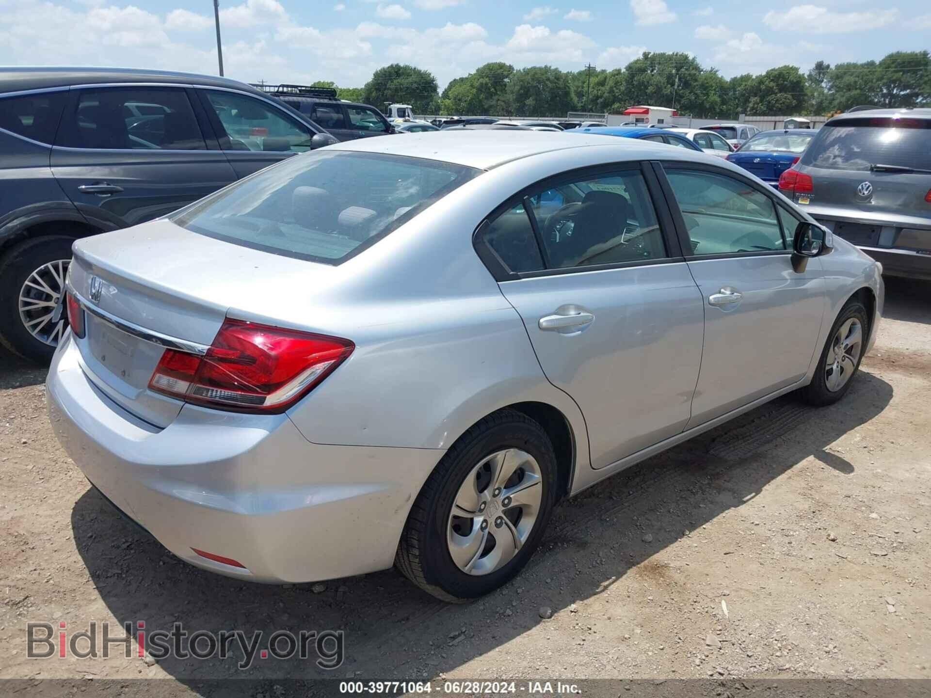2013 HONDA CIVIC - VIN: 2HGFB2F54DH520420 - Фото 4