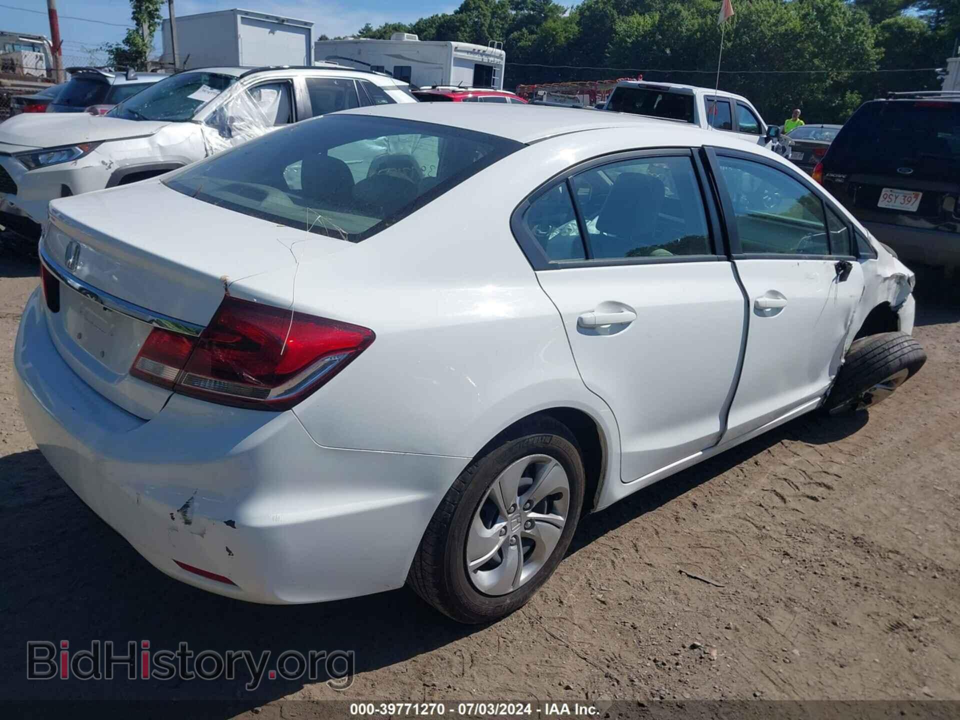 2014 HONDA CIVIC - VIN: 2HGFB2F51EH512194 - Фото 4