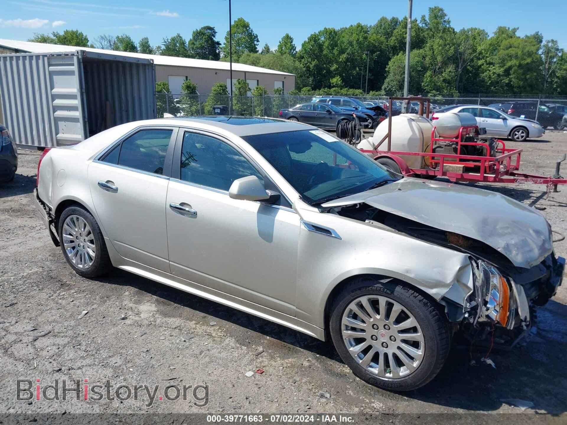 Photo 1G6DP5E32D0144705 - CADILLAC CTS 2013