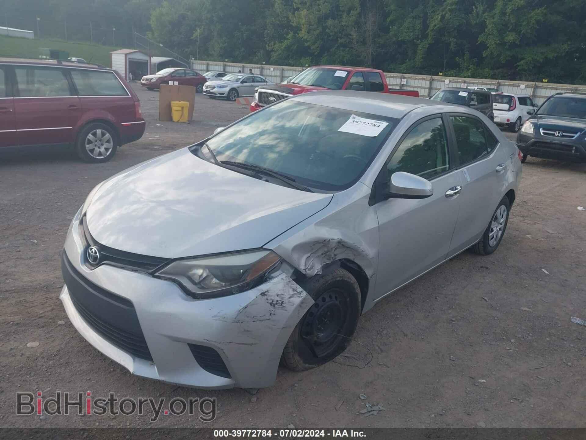 2014 TOYOTA COROLLA - VIN: 2T1BURHEXEC002868 - Фото 2