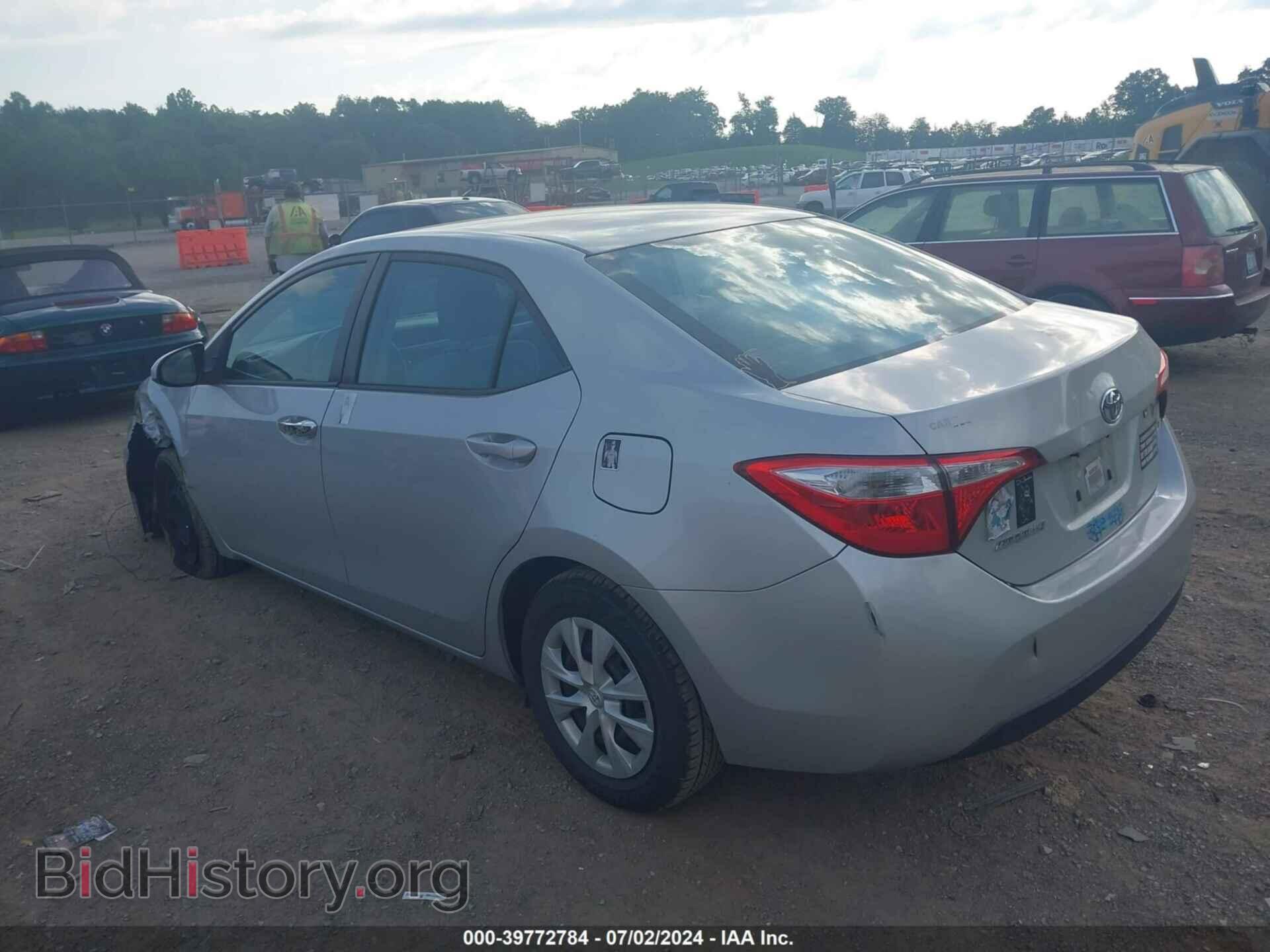2014 TOYOTA COROLLA - VIN: 2T1BURHEXEC002868 - Фото 3