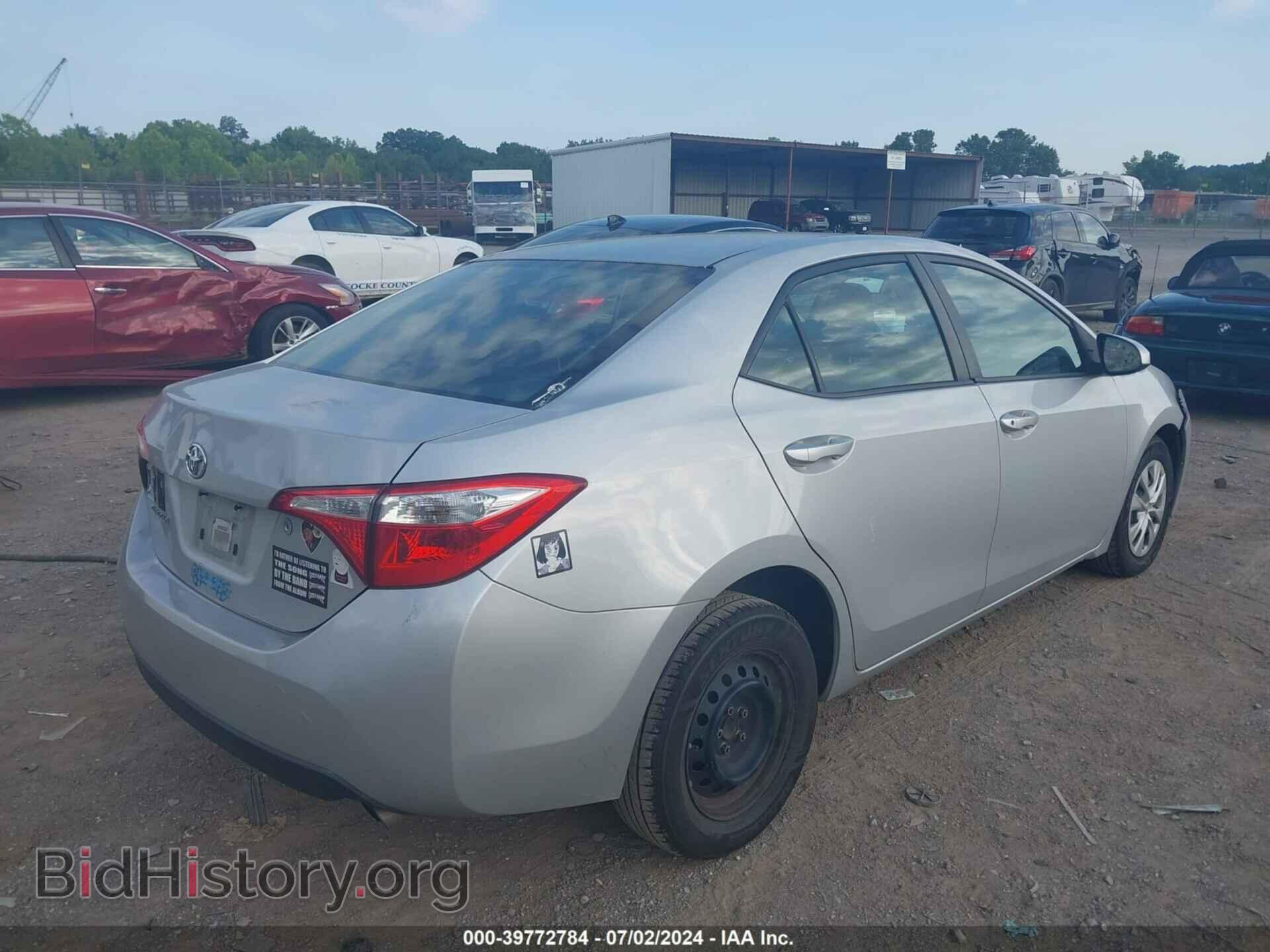 2014 TOYOTA COROLLA - VIN: 2T1BURHEXEC002868 - Фото 4