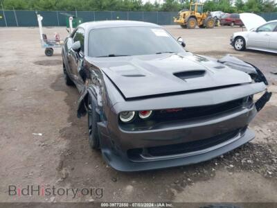 2022 Dodge CHALLENGER R/T Scat Pack Widebody, gray — VIN 2C3CDZFJ7NH177805, IAAI