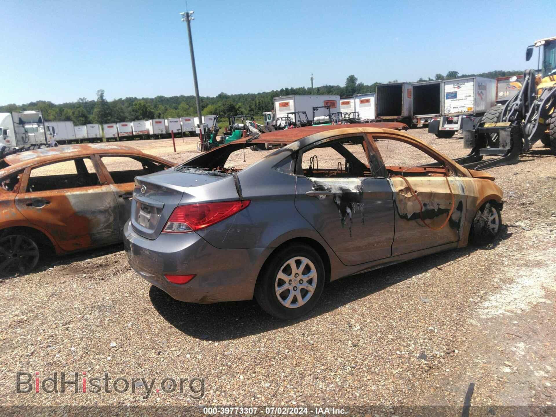 2013 HYUNDAI ACCENT - VIN: KMHCT4AE8DU467747 - Фото 4