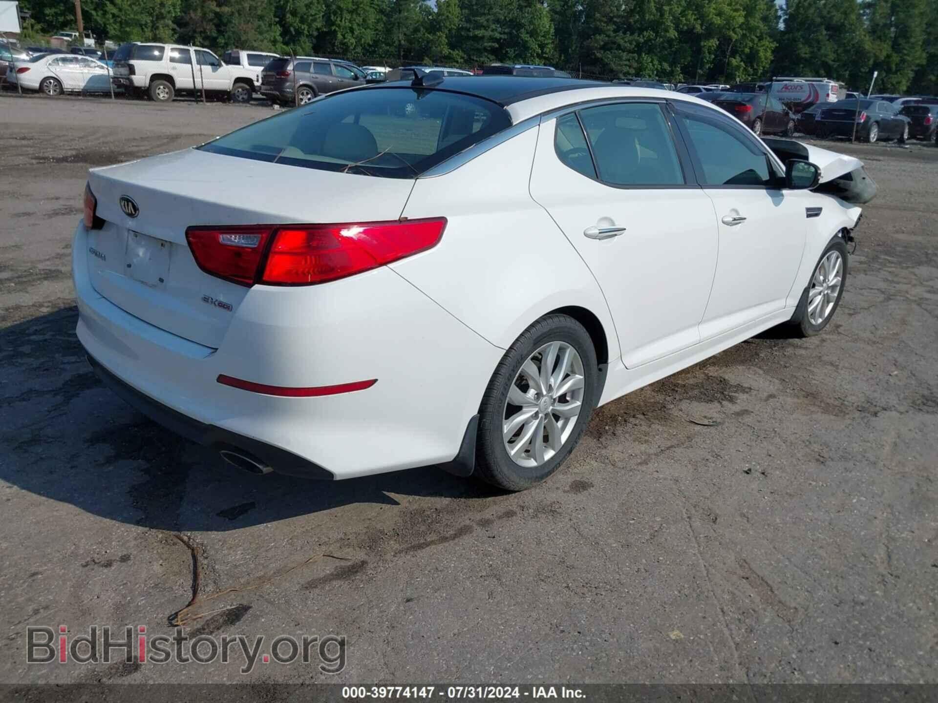 2015 KIA OPTIMA - VIN: 5XXGN4A73FG436044 - Фото 4