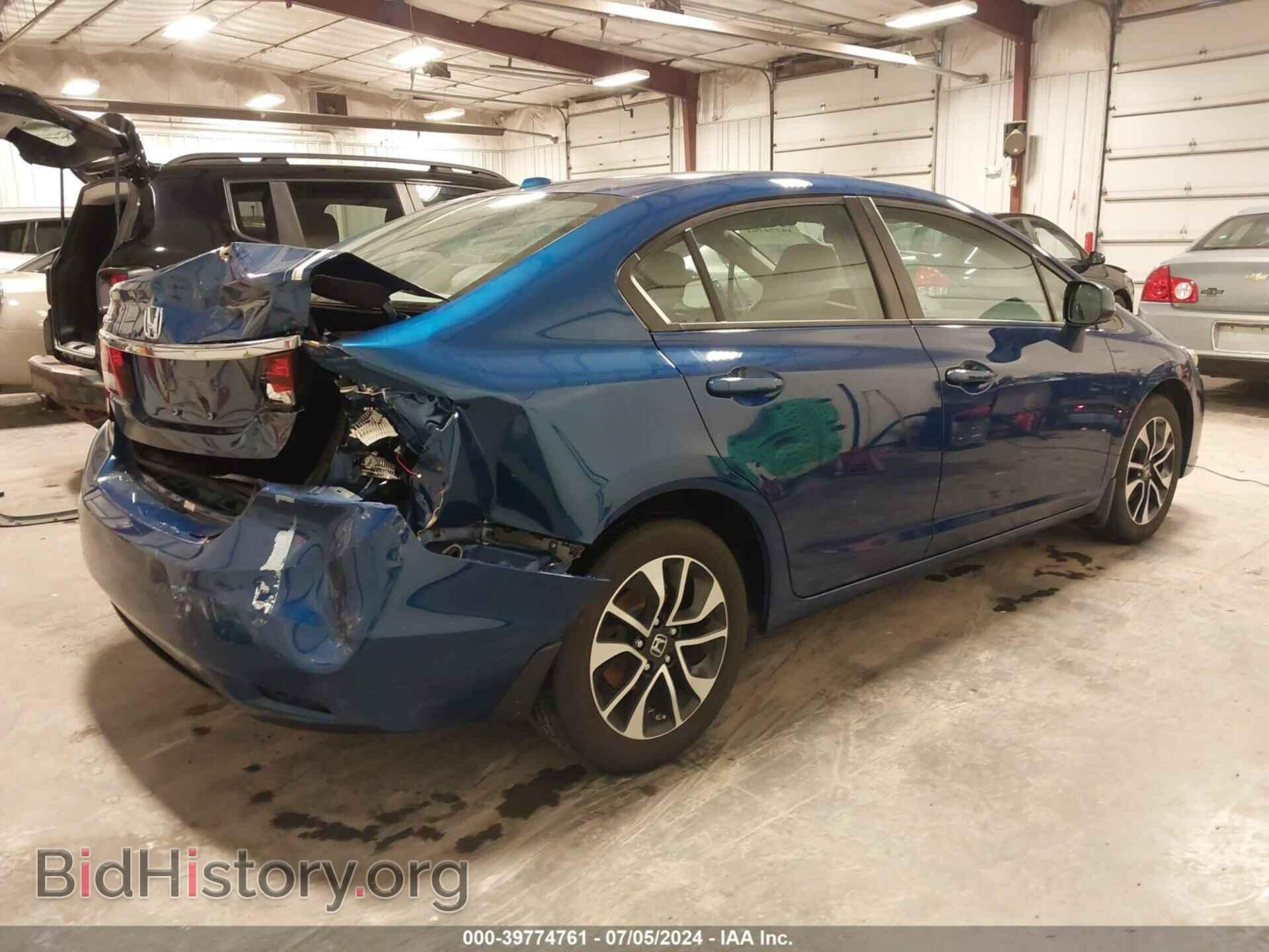 2013 HONDA CIVIC - VIN: 19XFB2F9XDE077347 - Фото 4