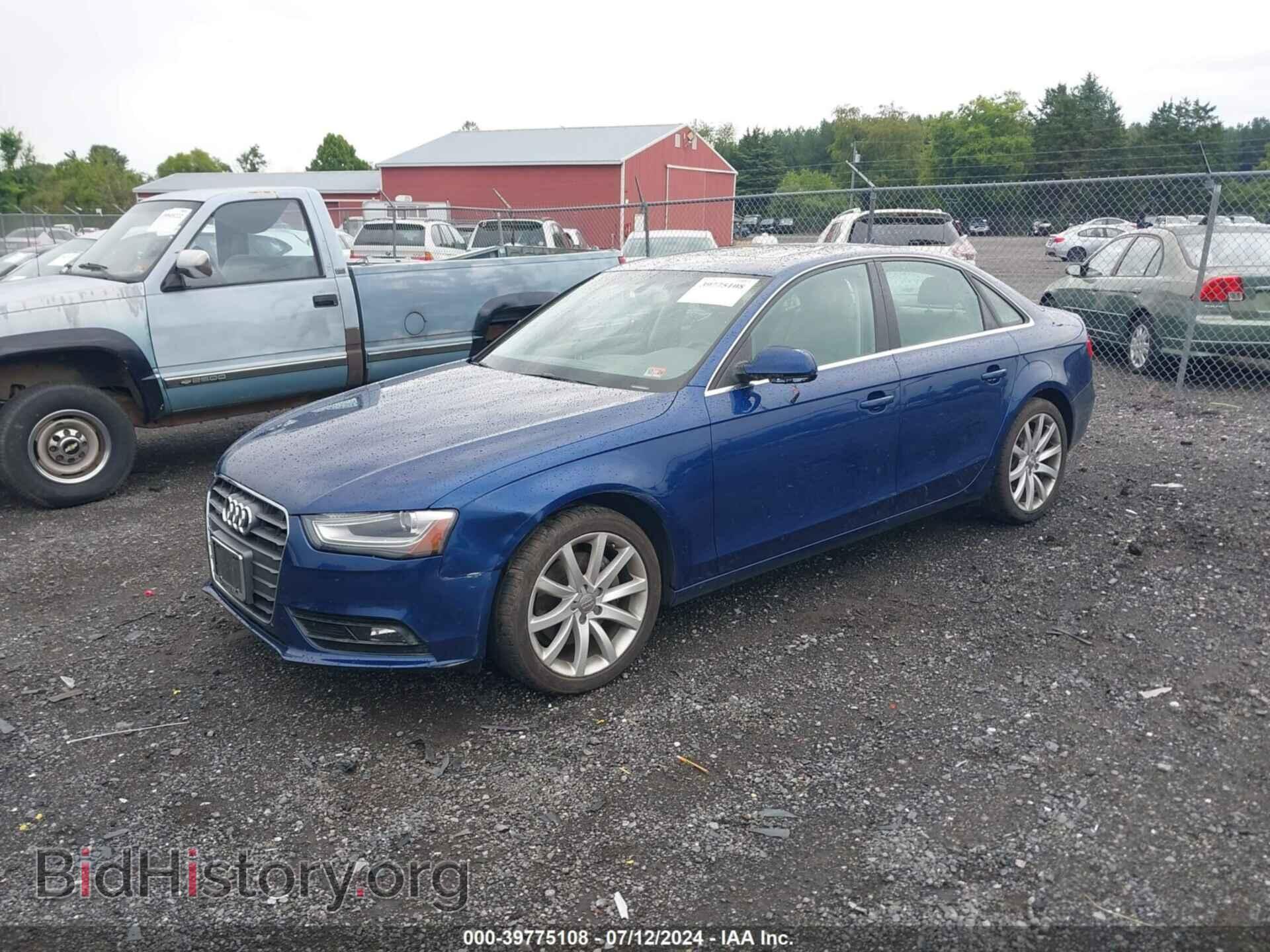 2013 AUDI A4 - VIN: WAUFFAFL3DN014934 - Фото 2