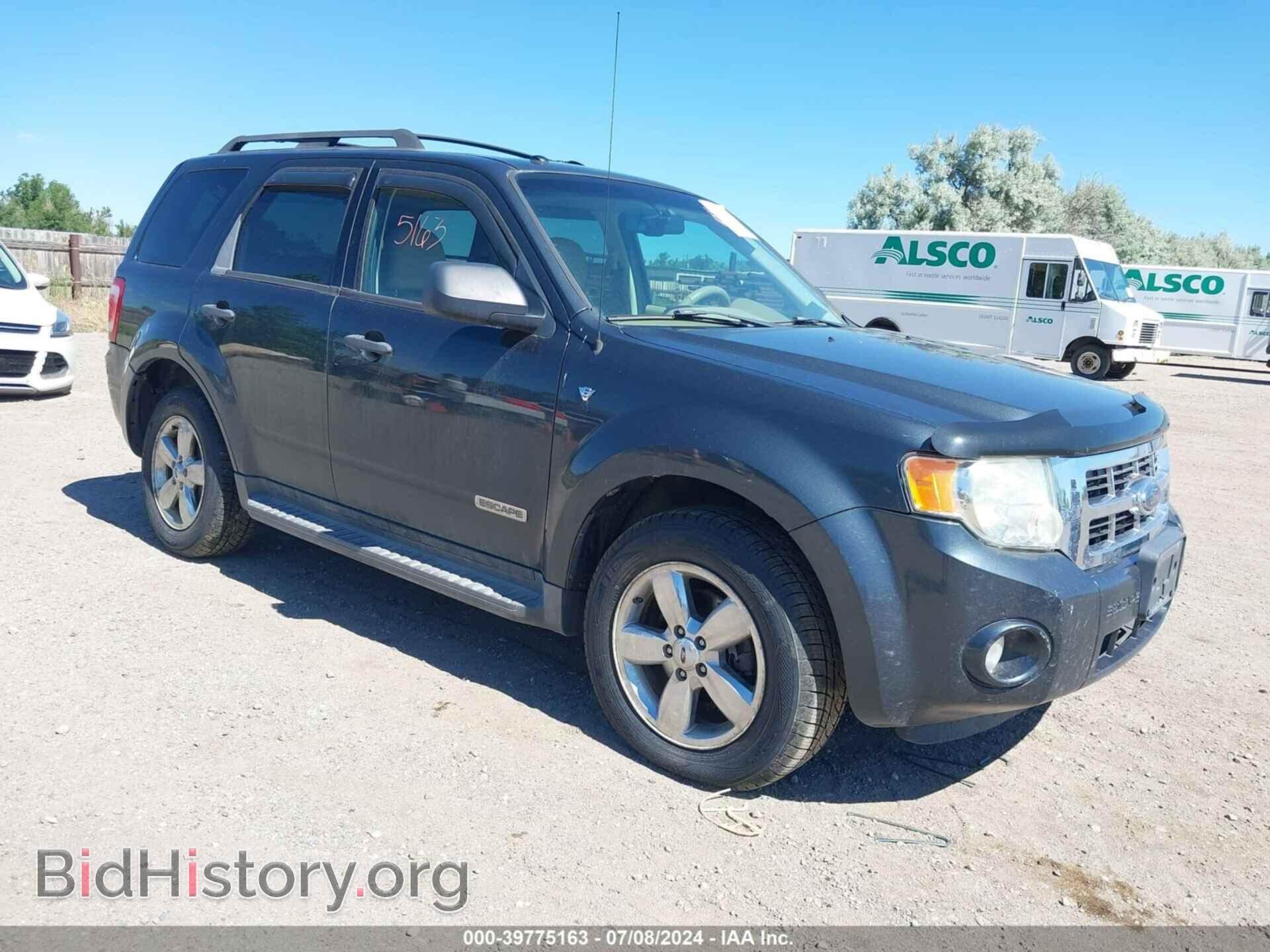 Photo 1FMCU03158KC15892 - FORD ESCAPE 2008