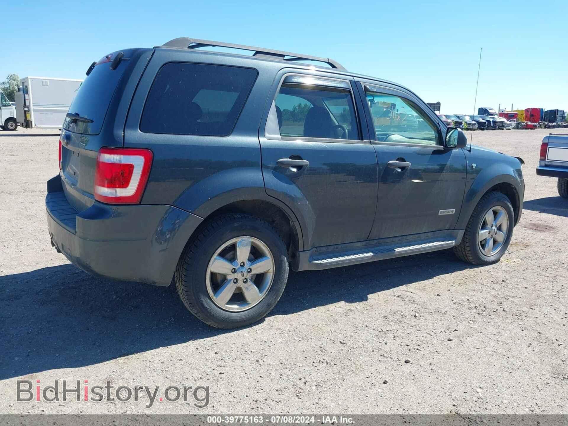 2008 FORD ESCAPE - VIN: 1FMCU03158KC15892 - Фото 4