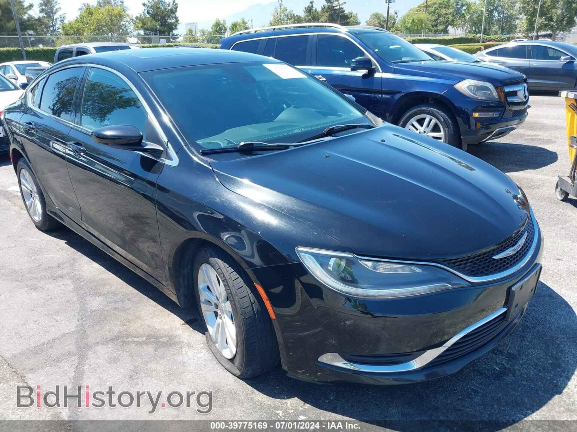 Фотография 1C3CCCAB7GN171755 - CHRYSLER 200 2016