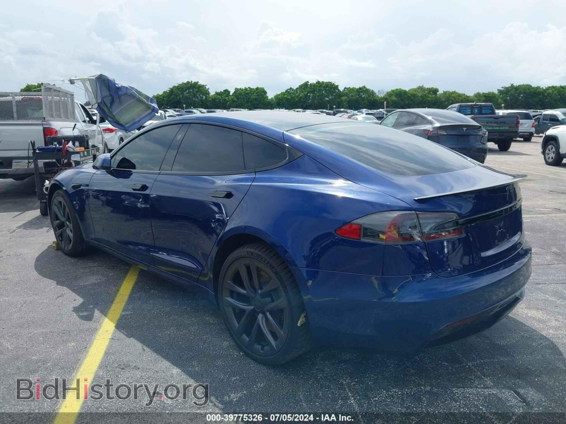 2021 TESLA MODEL S - VIN: 5YJSA1E53MF454797 - Фото 3