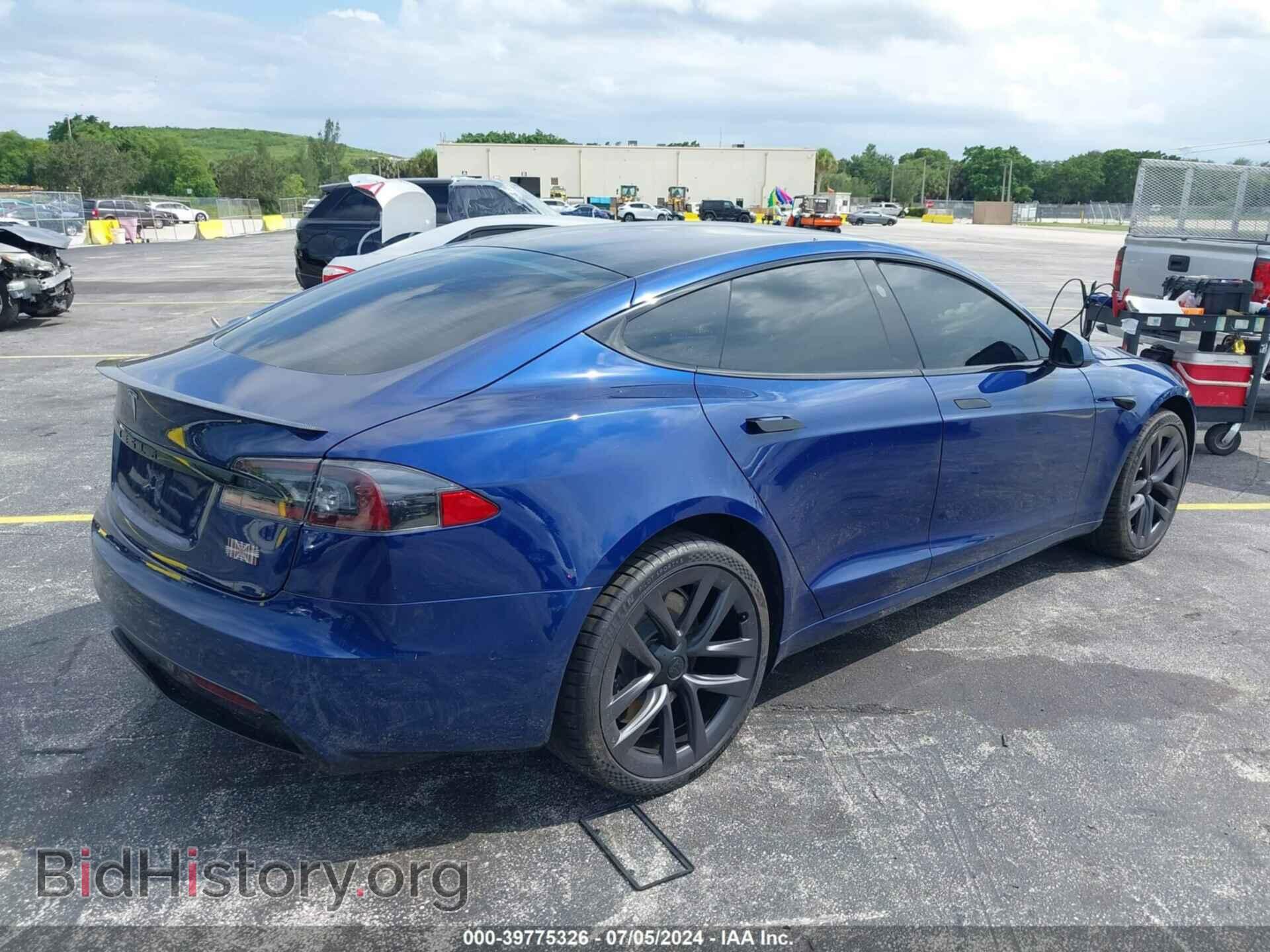 2021 TESLA MODEL S - VIN: 5YJSA1E53MF454797 - Фото 4
