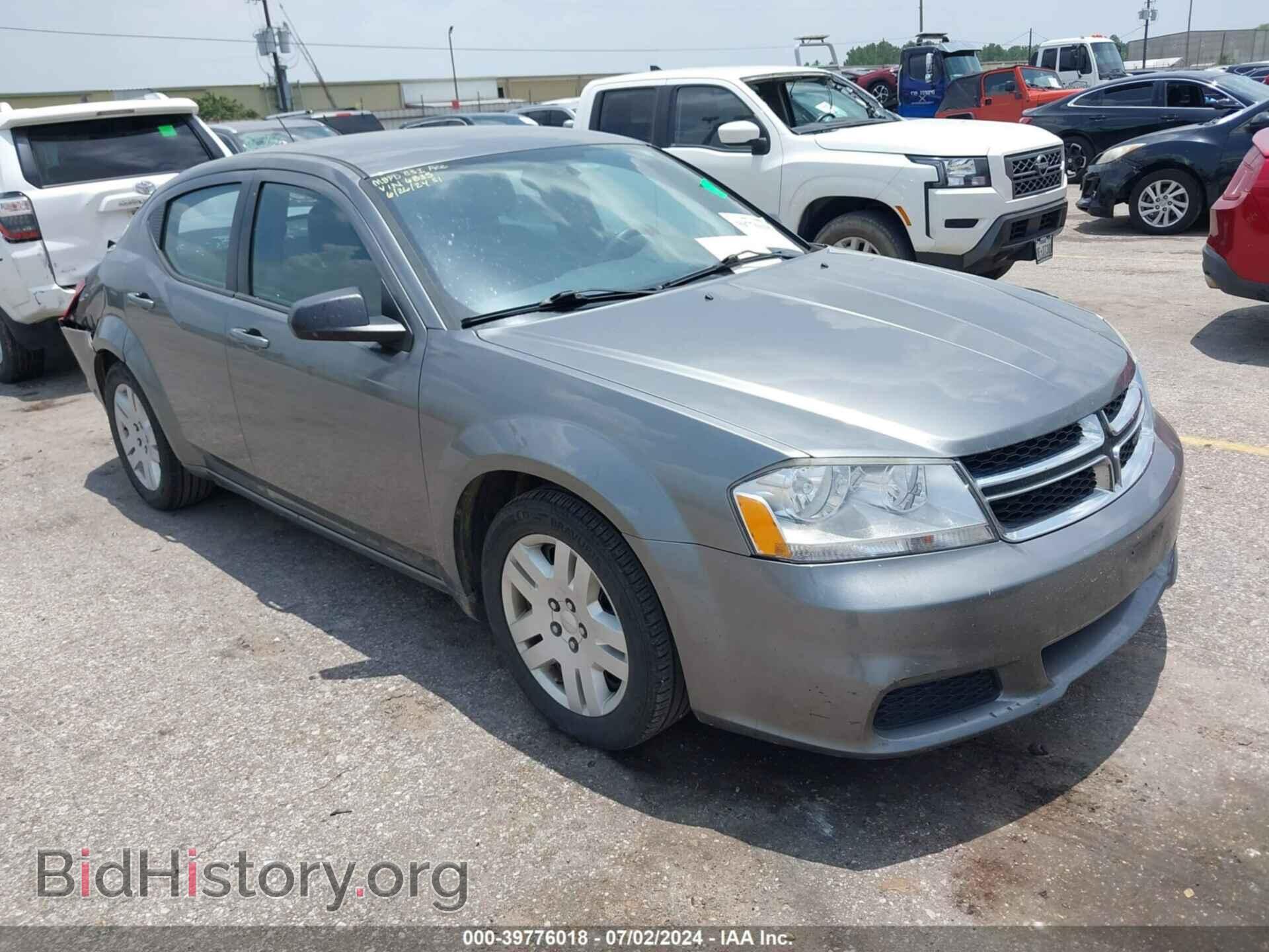 Фотография 1C3CDZAB3CN206835 - DODGE AVENGER 2012