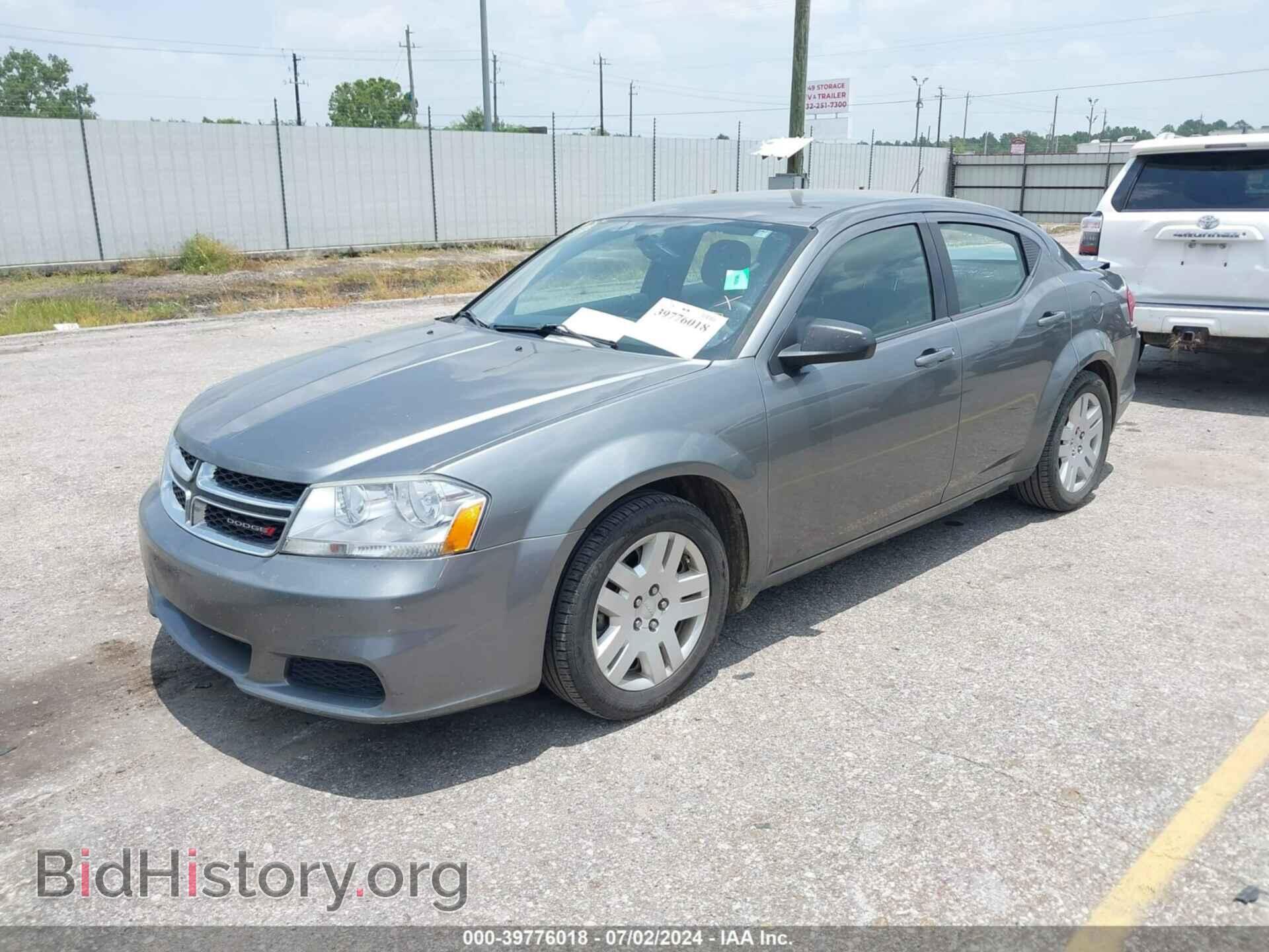2012 DODGE AVENGER - VIN: 1C3CDZAB3CN206835 - Фото 2