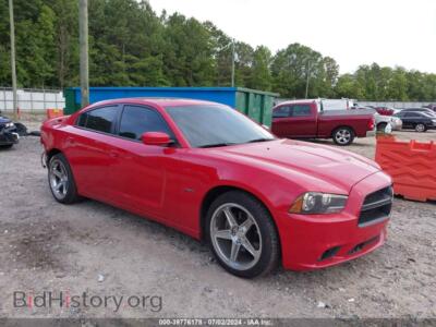 2012 Dodge CHARGER R/T, red — VIN 2C3CDXCT5CH107355, IAAI