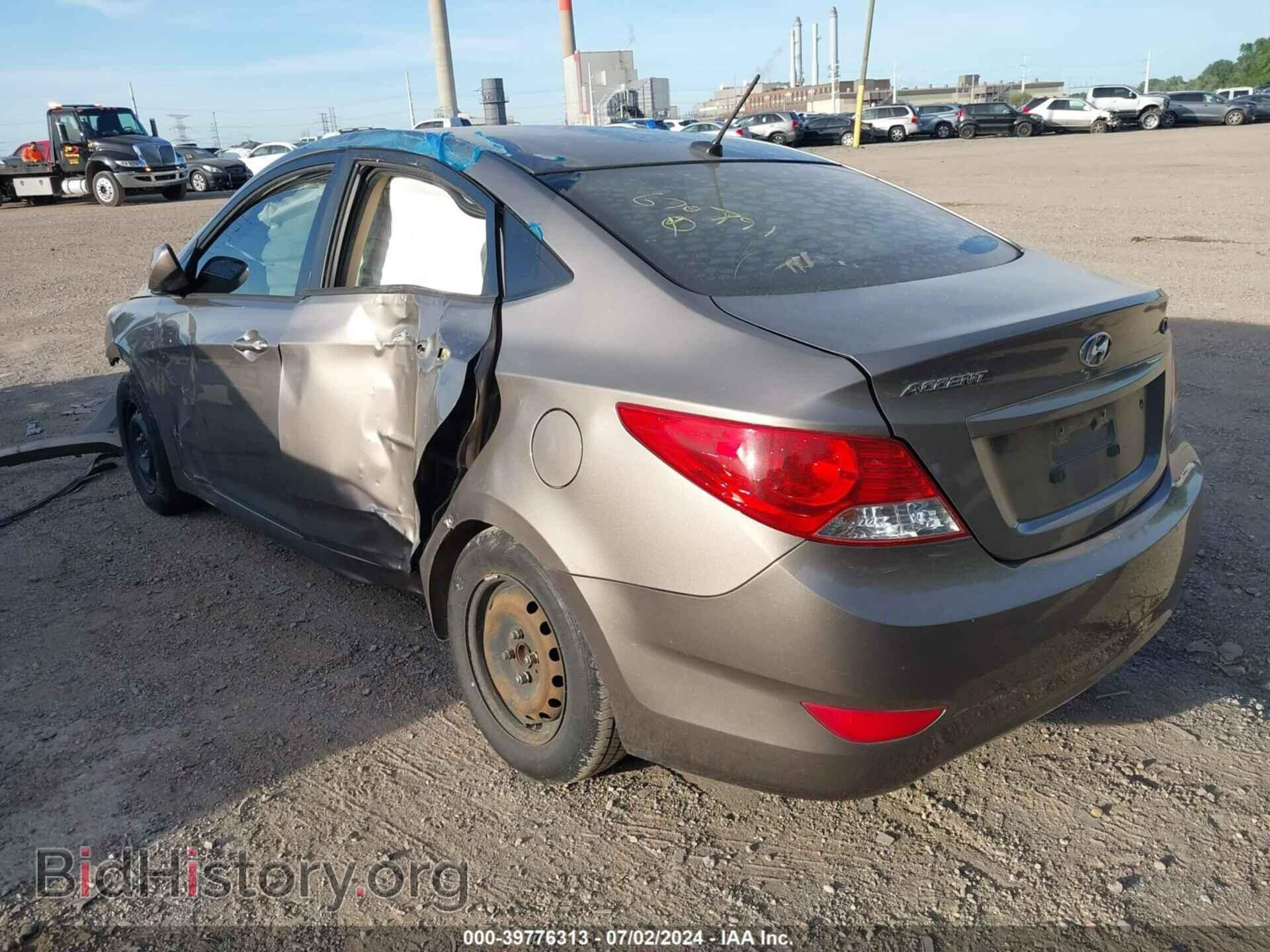 2014 HYUNDAI ACCENT - VIN: KMHCT4AE5EU670791 - Фото 3