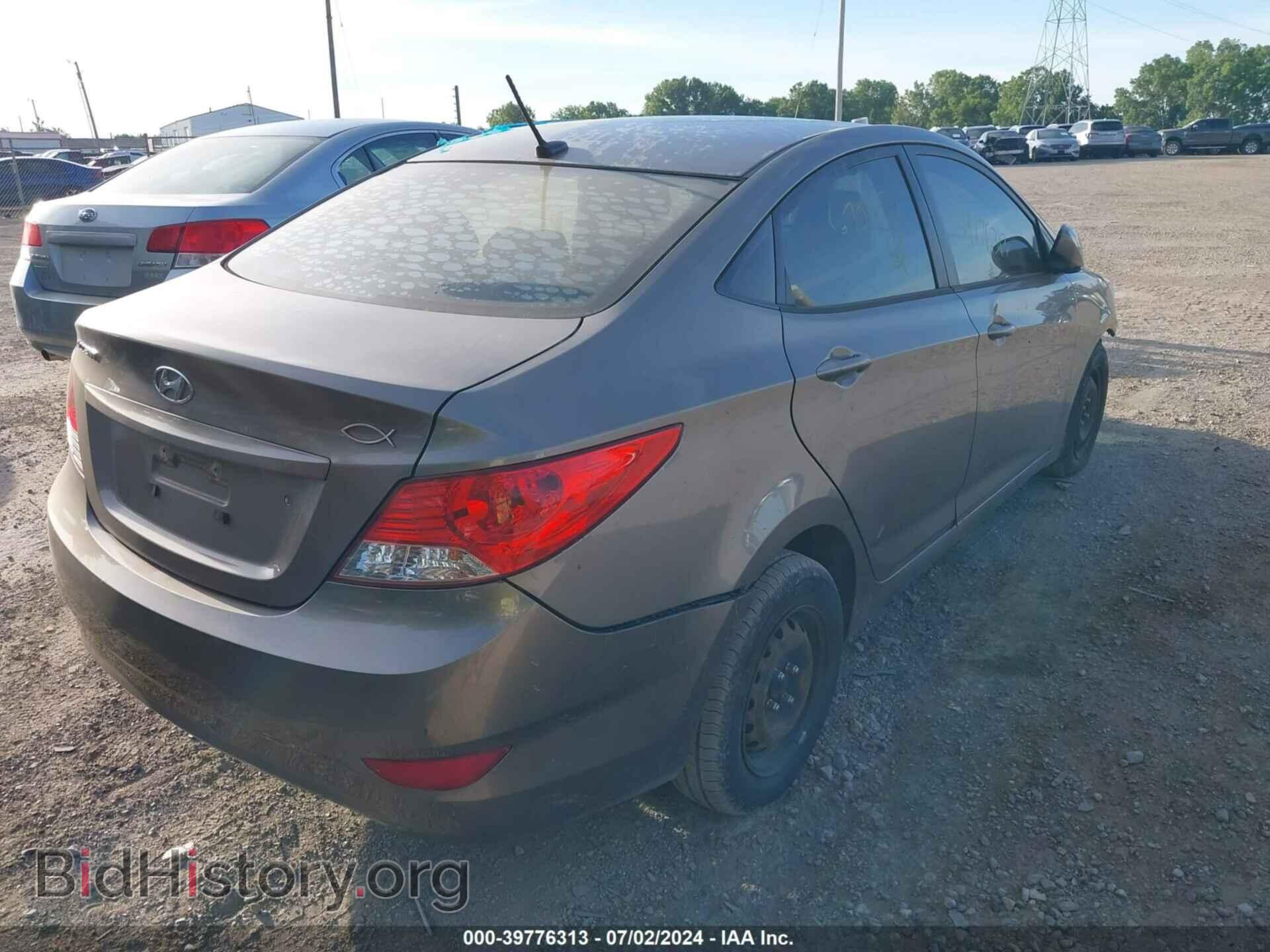 2014 HYUNDAI ACCENT - VIN: KMHCT4AE5EU670791 - Фото 4