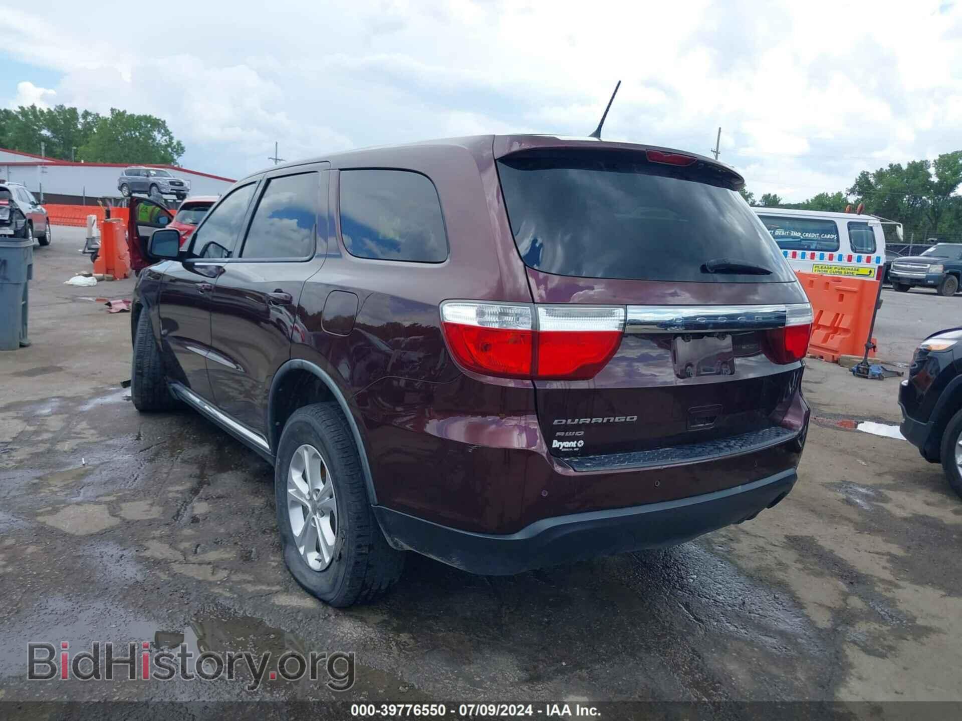 2012 DODGE DURANGO - VIN: 1C4RDJAG8CC195782 - Фото 3