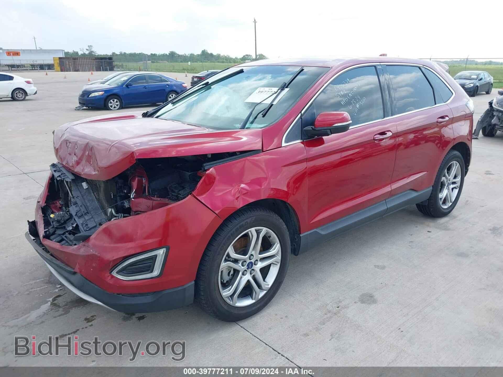 2016 FORD EDGE - VIN: 2FMPK4K9XGBB23210 - Фото 2