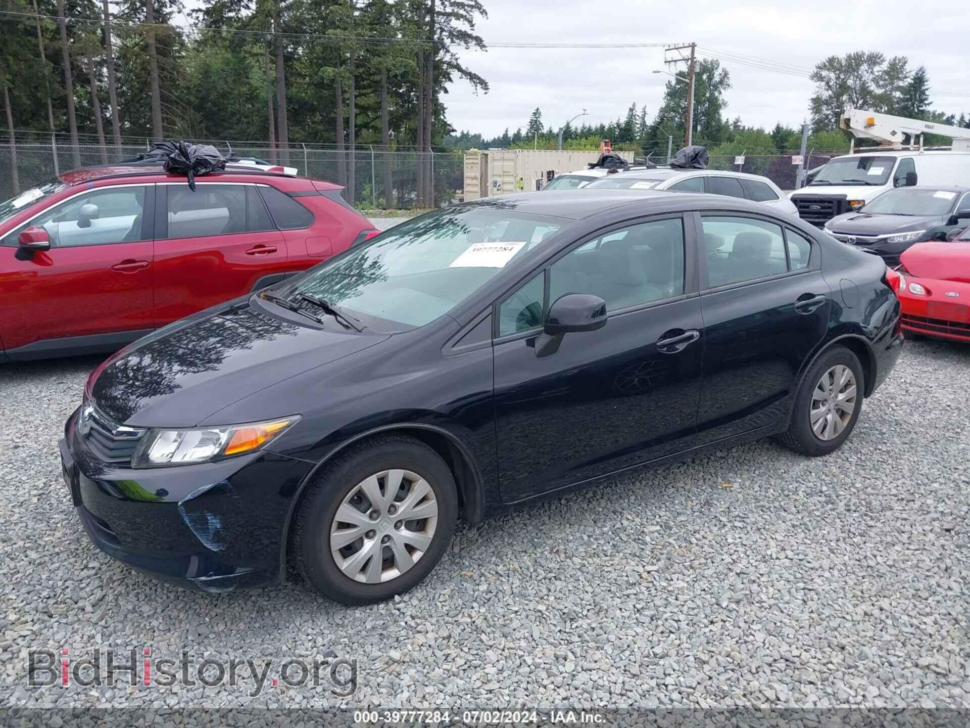 2012 HONDA CIVIC - VIN: 19XFB2F52CE350227 - Фото 2