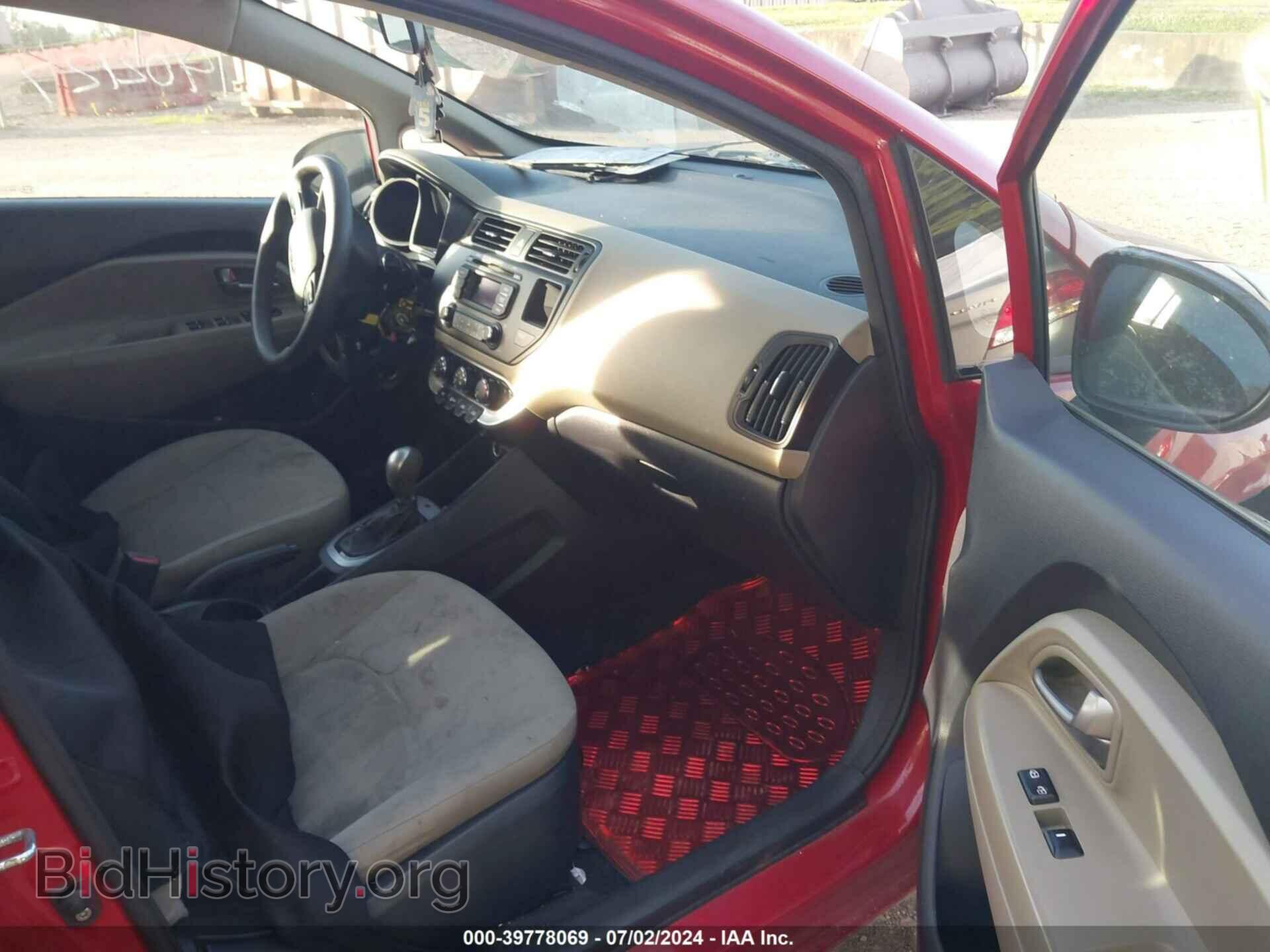 2014 KIA RIO - VIN: KNADM4A36E6402127 - Фото 5