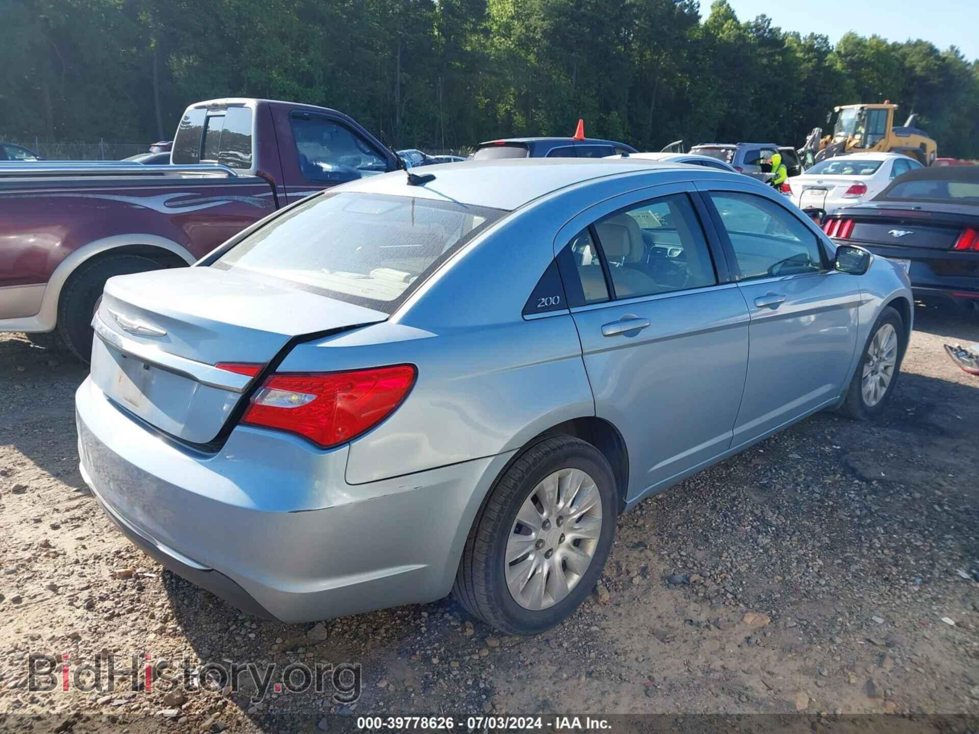 2013 CHRYSLER 200 - VIN: 1C3CCBAG2DN728573 - Фото 4
