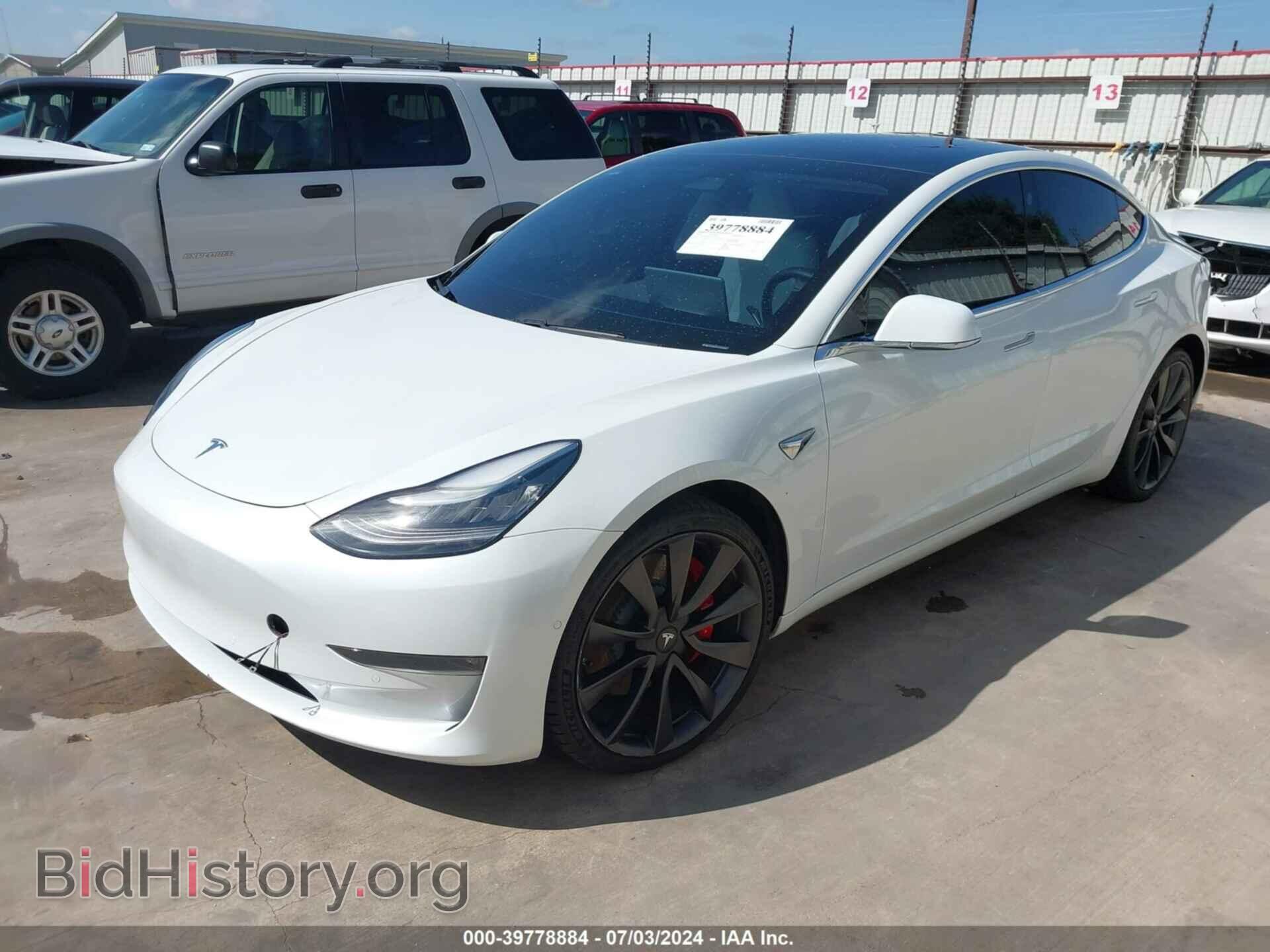 2020 TESLA MODEL 3 - VIN: 5YJ3E1ECXLF742872 - Фото 2