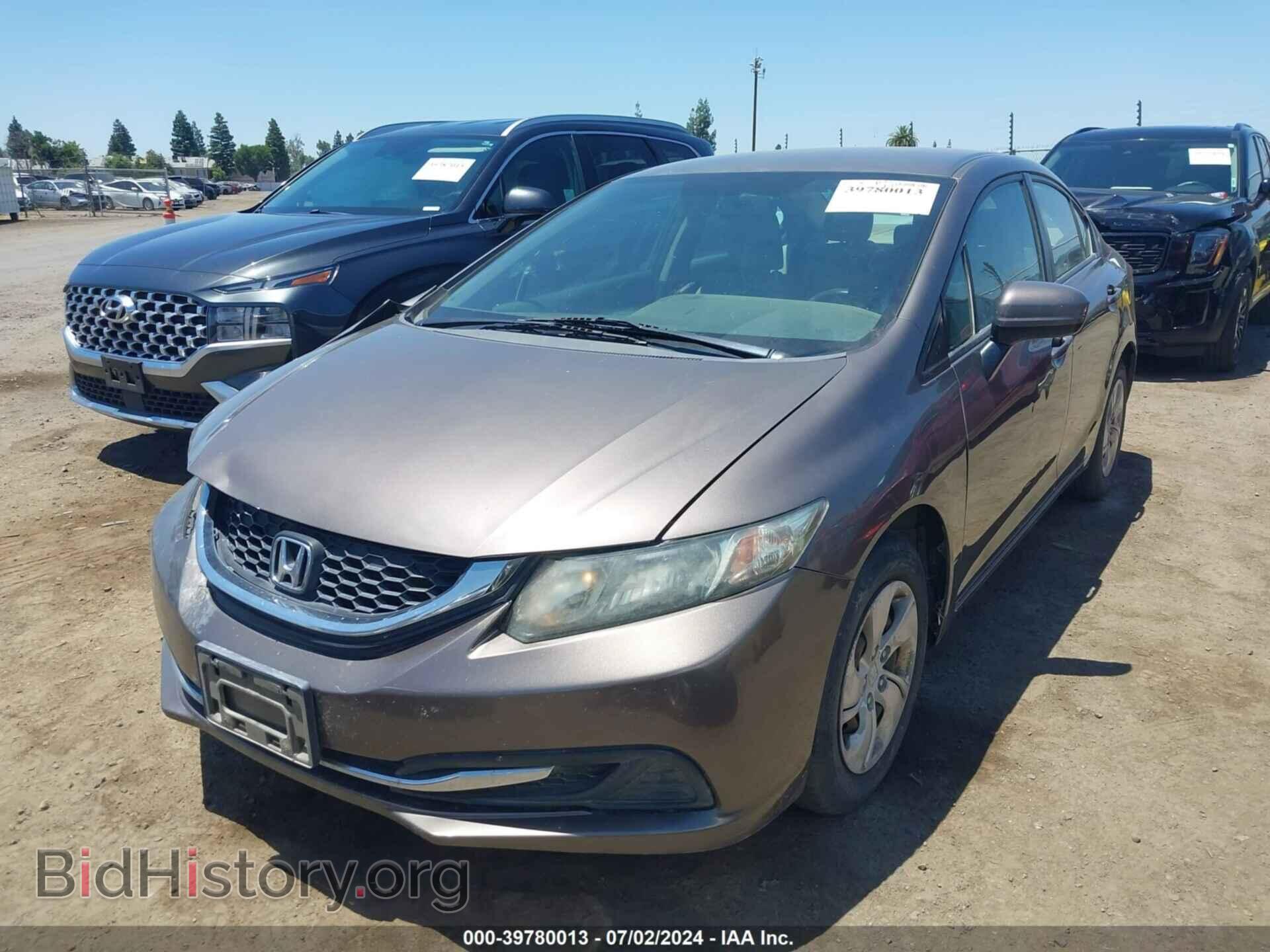 2015 HONDA CIVIC - VIN: 2HGFB2F55FH534829 - Фото 2