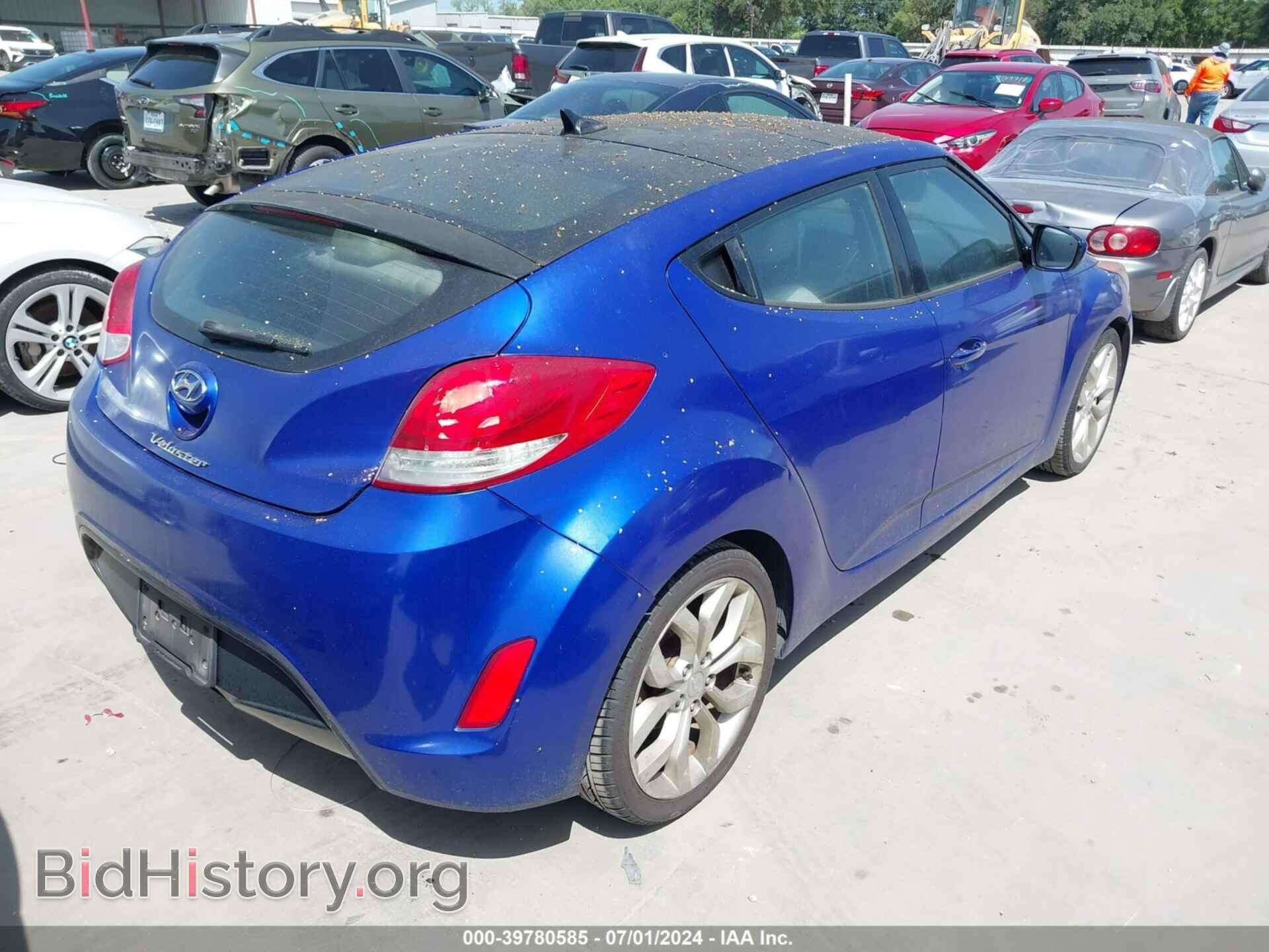 2012 HYUNDAI VELOSTER - VIN: KMHTC6AD2CU079298 - Фото 4