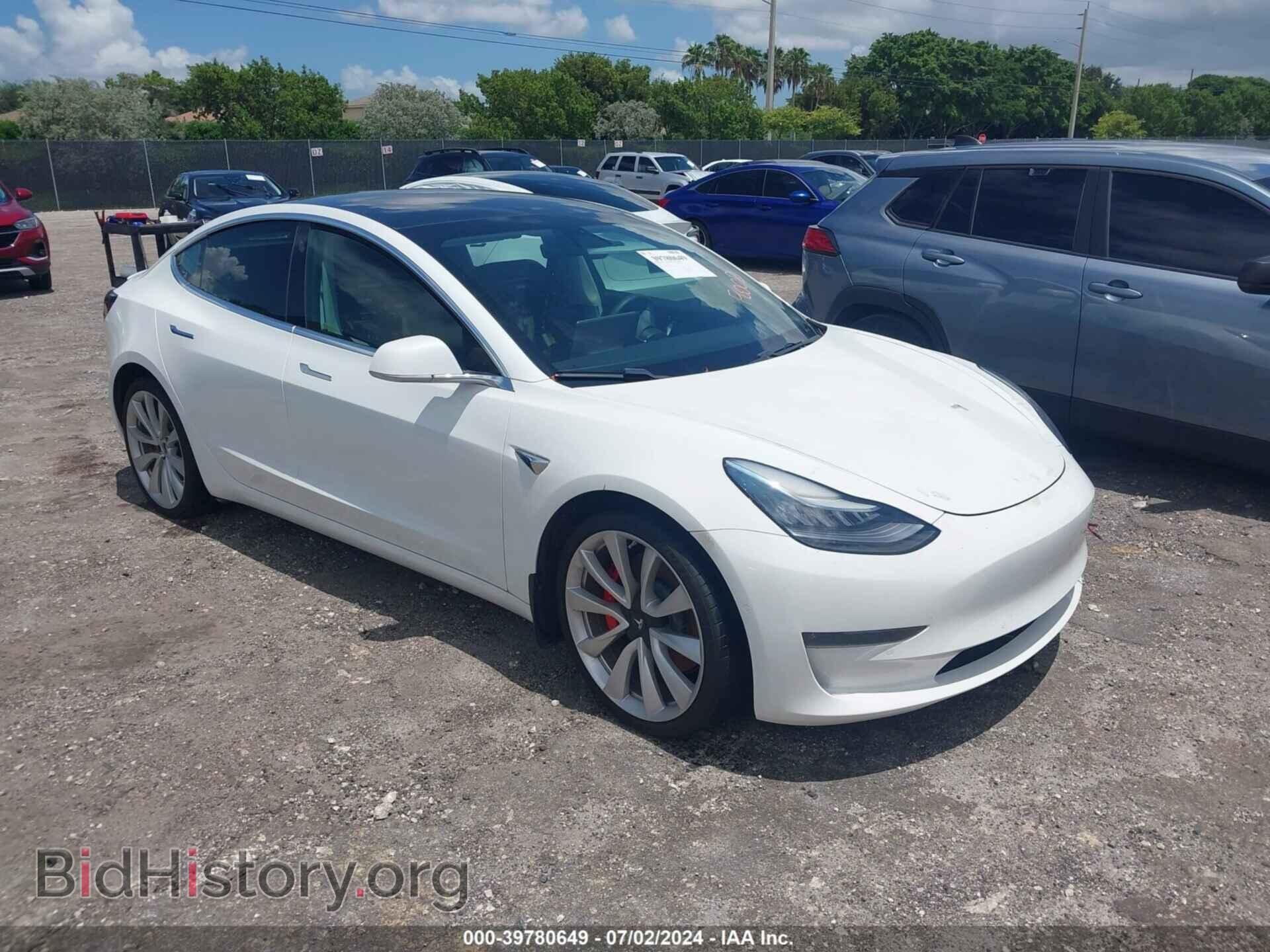 Фотография 5YJ3E1EB0KF487042 - TESLA MODEL 3 2019