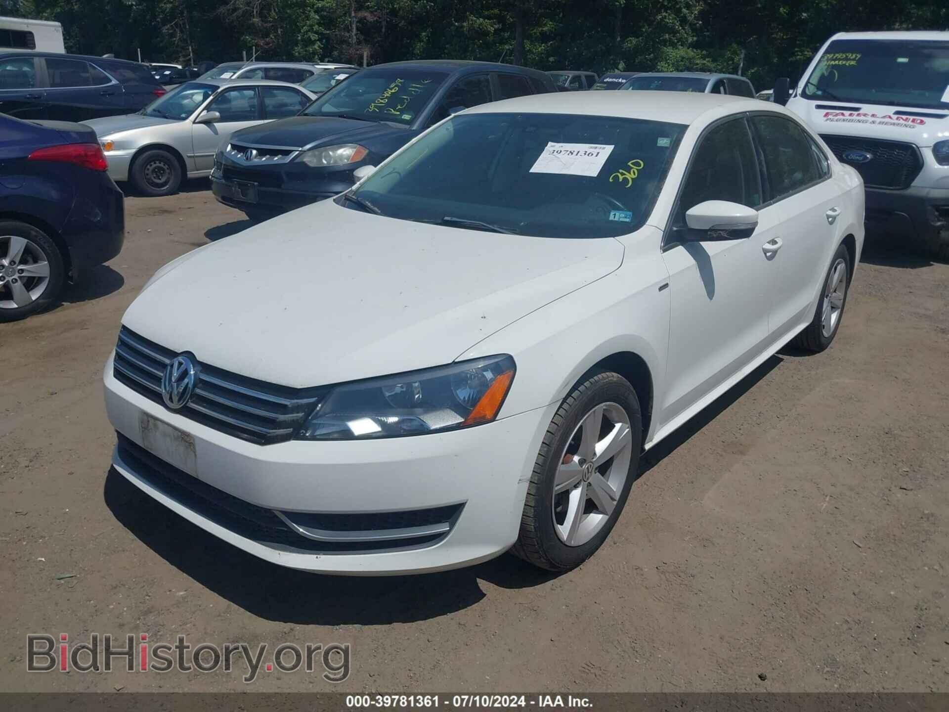 2014 VOLKSWAGEN PASSAT - VIN: 1VWAT7A38EC044862 - Фото 2