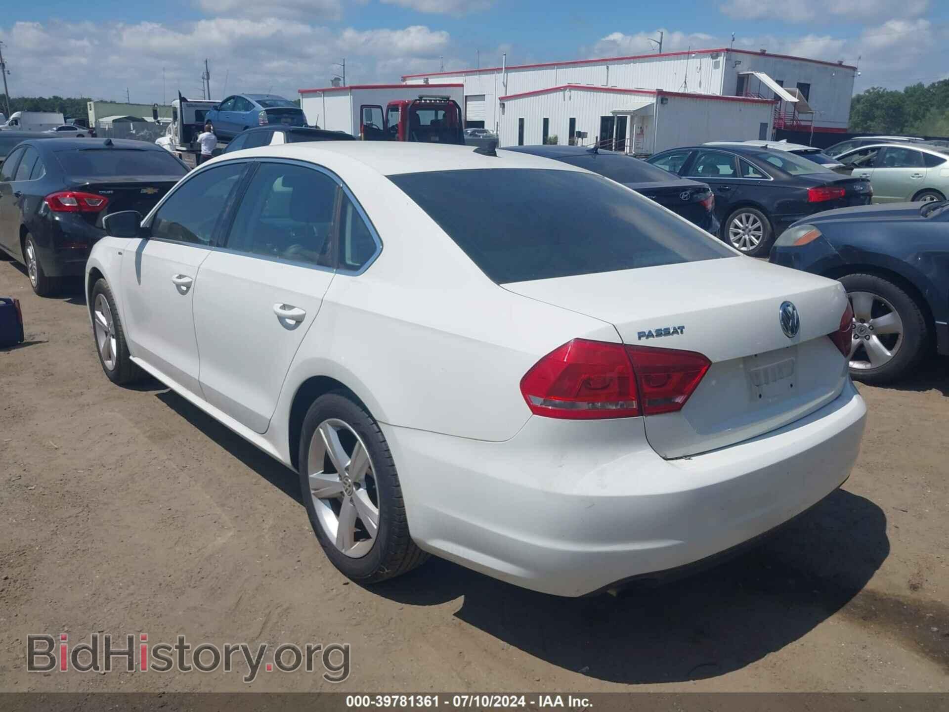 2014 VOLKSWAGEN PASSAT - VIN: 1VWAT7A38EC044862 - Фото 3
