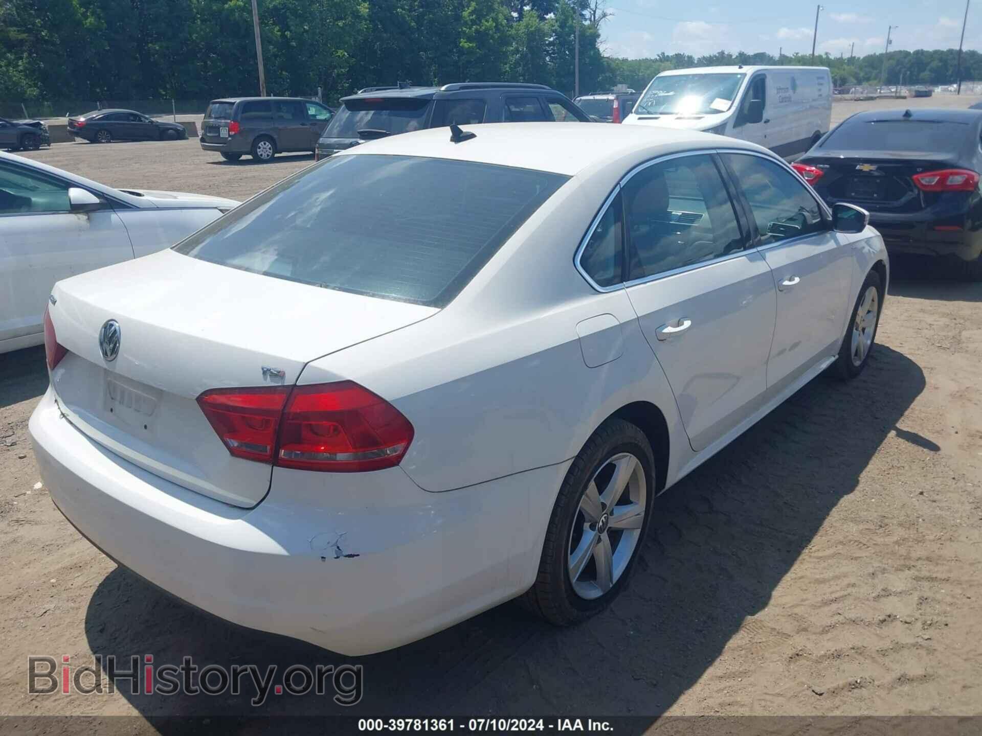2014 VOLKSWAGEN PASSAT - VIN: 1VWAT7A38EC044862 - Фото 4