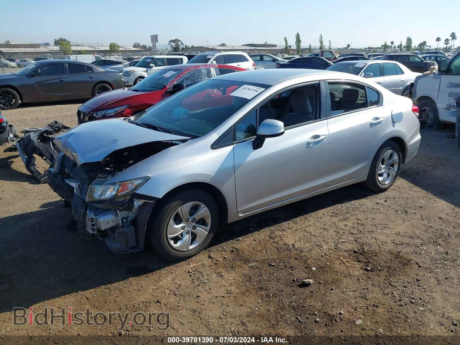 2013 HONDA CIVIC - VIN: 19XFB2F58DE046174 - Фото 2